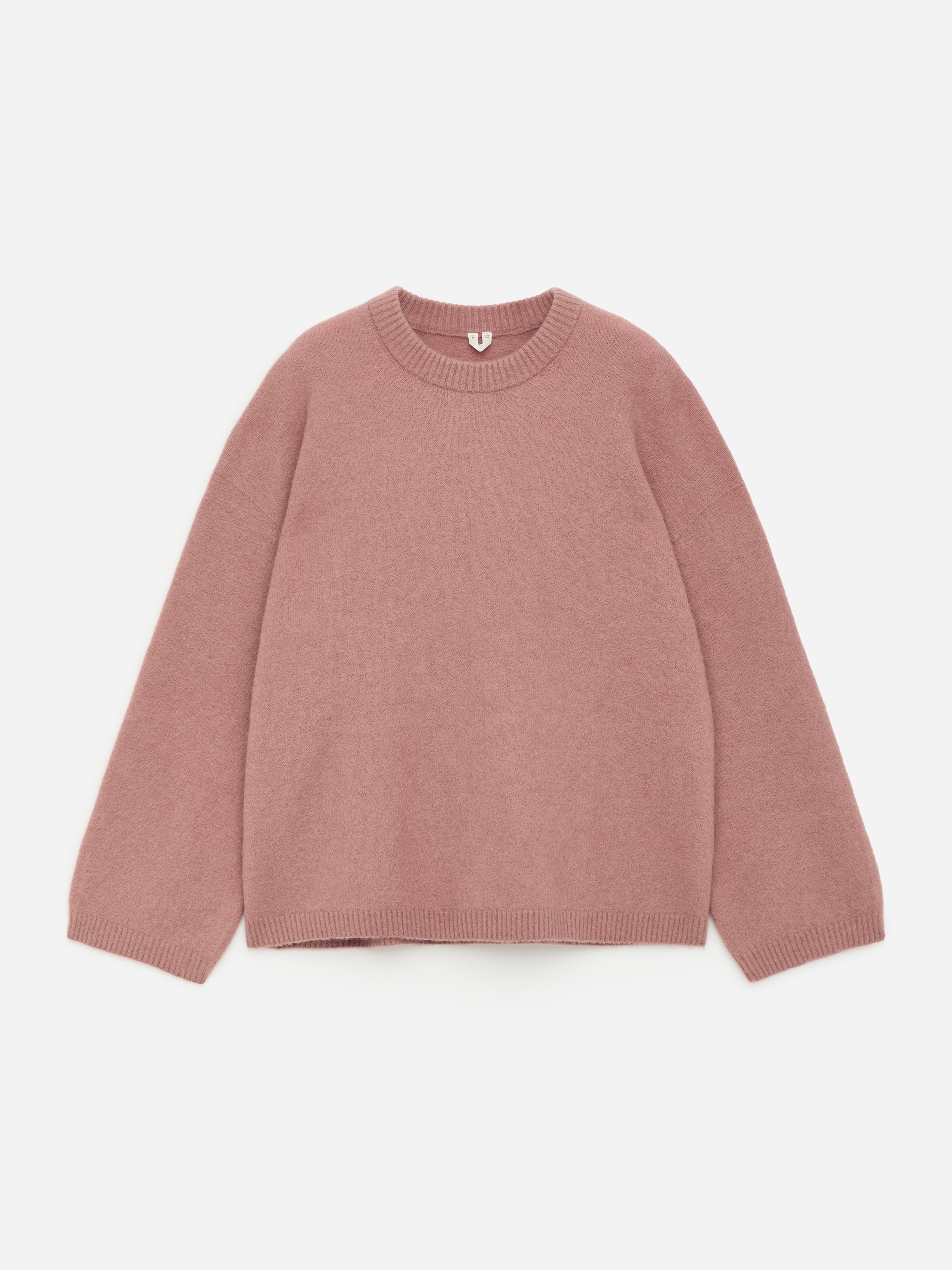Alpaca-Wool Blend Jumper - Dusty Pink - Oversized - Women - StillMedia/DescriptiveStillLife - 2