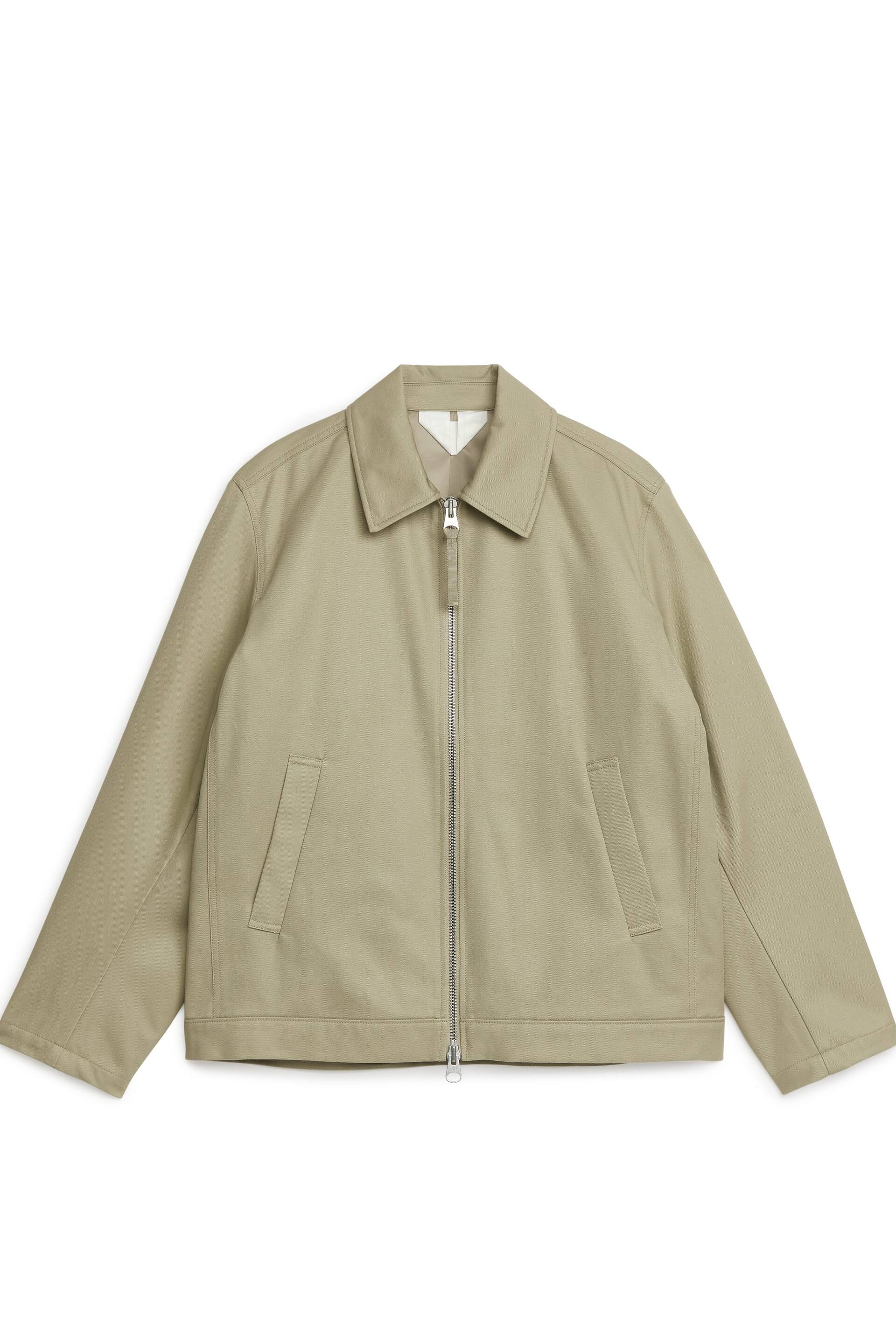 Zobacz większy obraz: Drizzler Cotton Jacket - Beige - ON | H&M PL 1