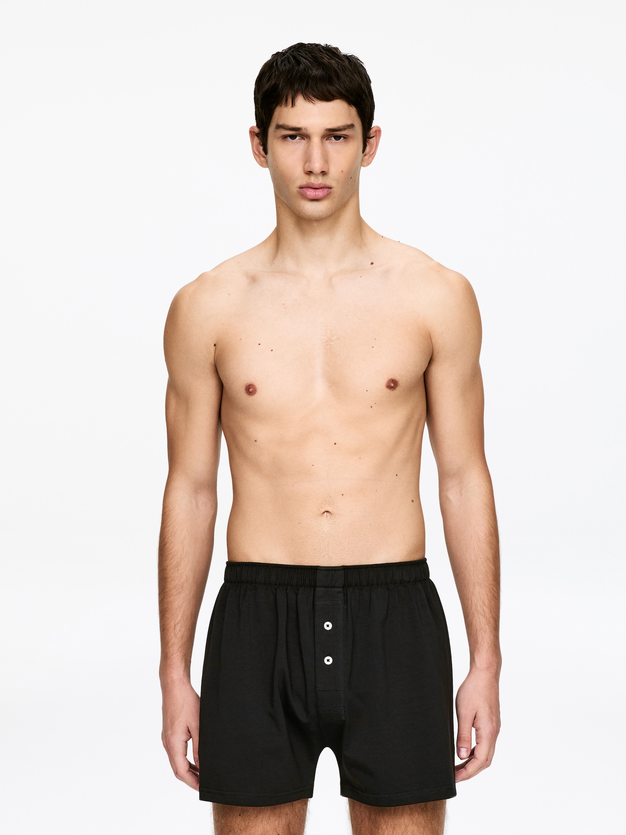 Jersey Boxers, Set of 2 - Black - Regular fit - Men - StillMedia/Lookbook - 12