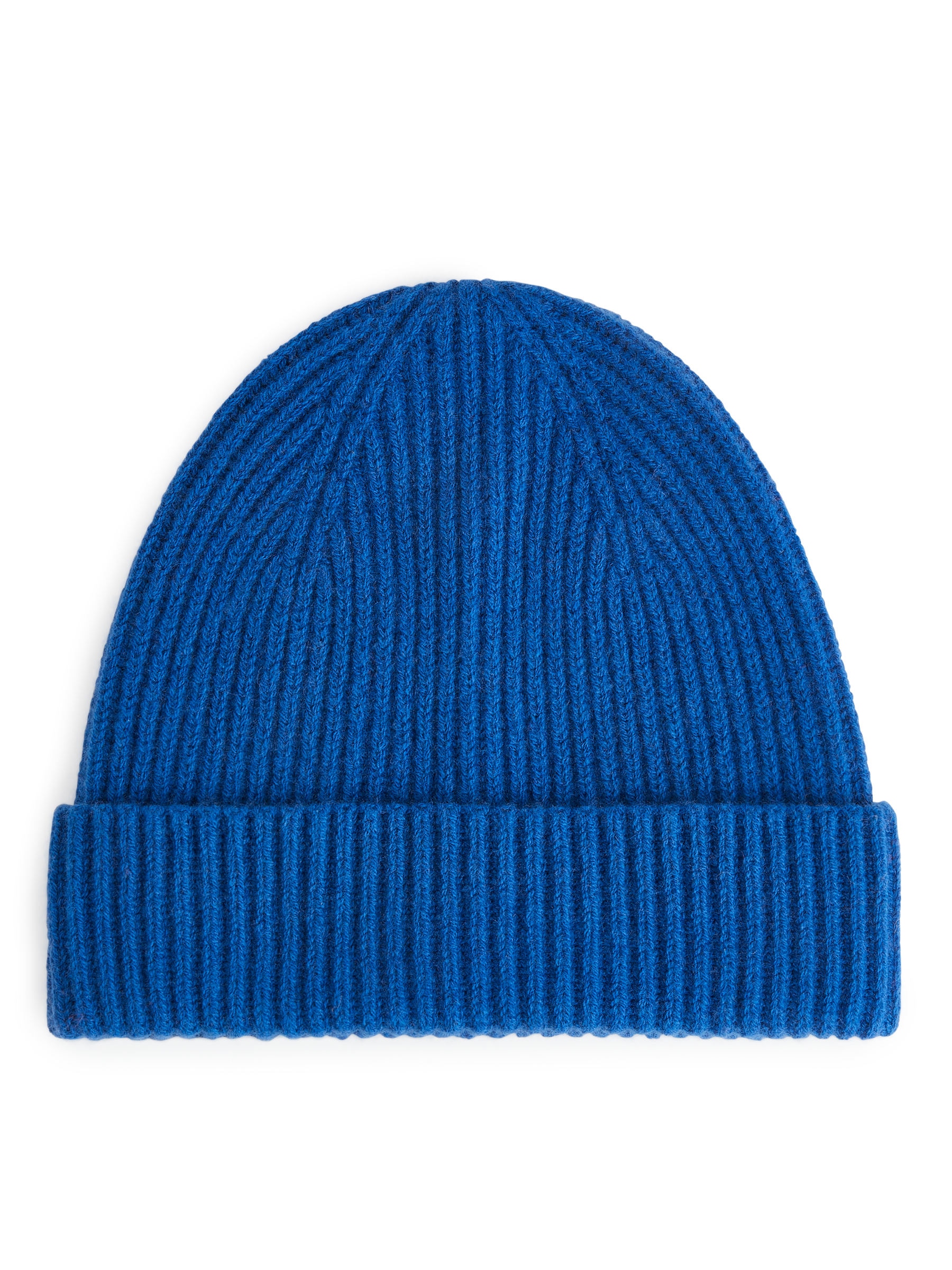 Rippstrick-Beanie aus Wollmischung - Blau - Regular Fit - Herren - StillMedia/DescriptiveStillLife - 1