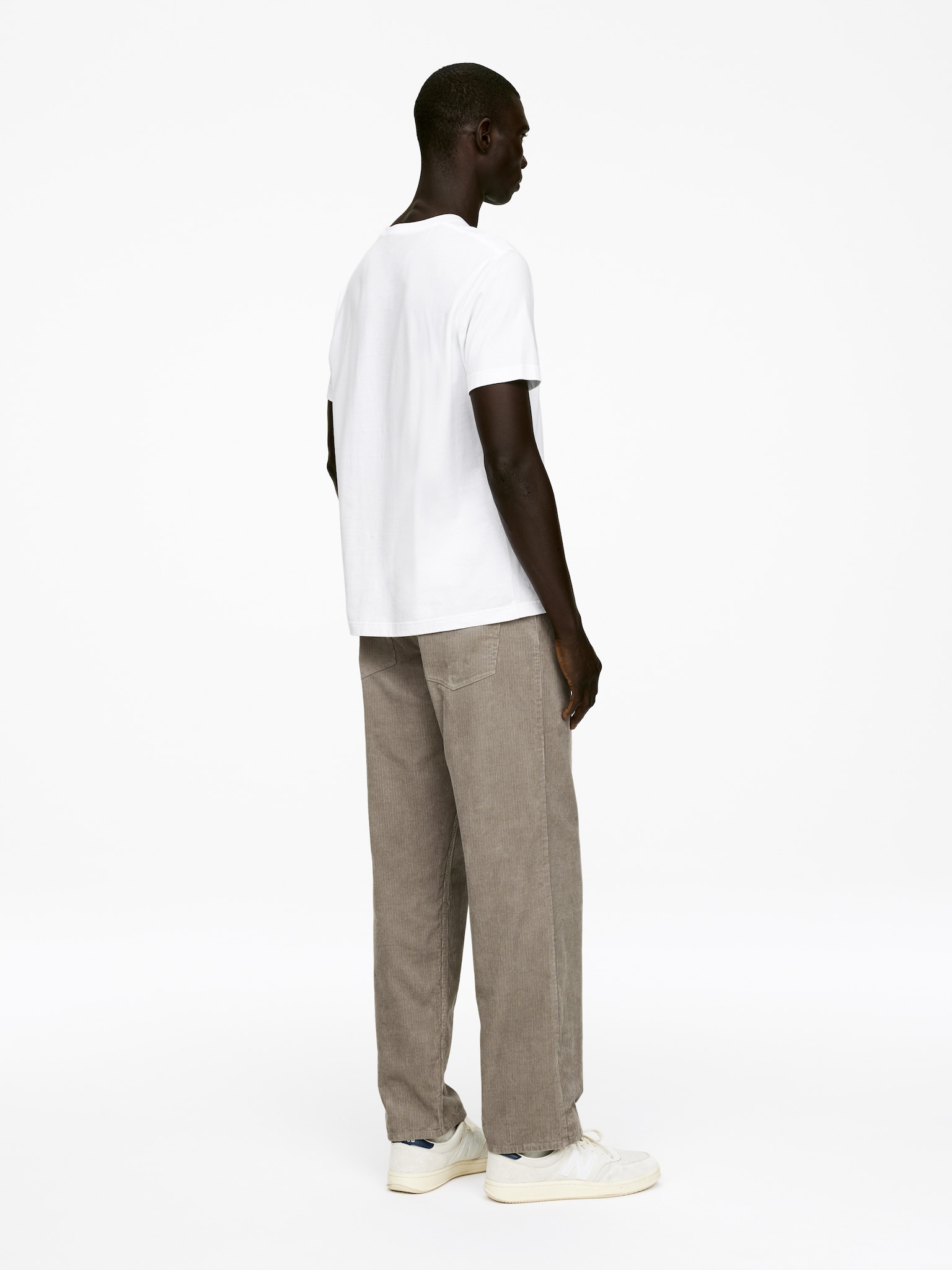 Losse corduroy broek - Licht taupe/Bruin/Zwart - 6
