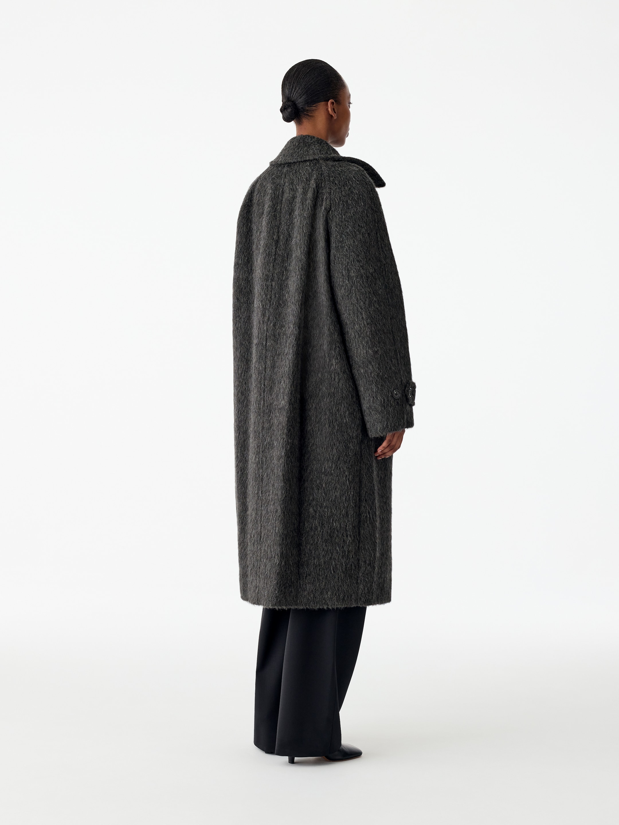 Wool-Alpaca Blend Coat - Black - Loose fit - women - StillMedia/Lookbook - 10