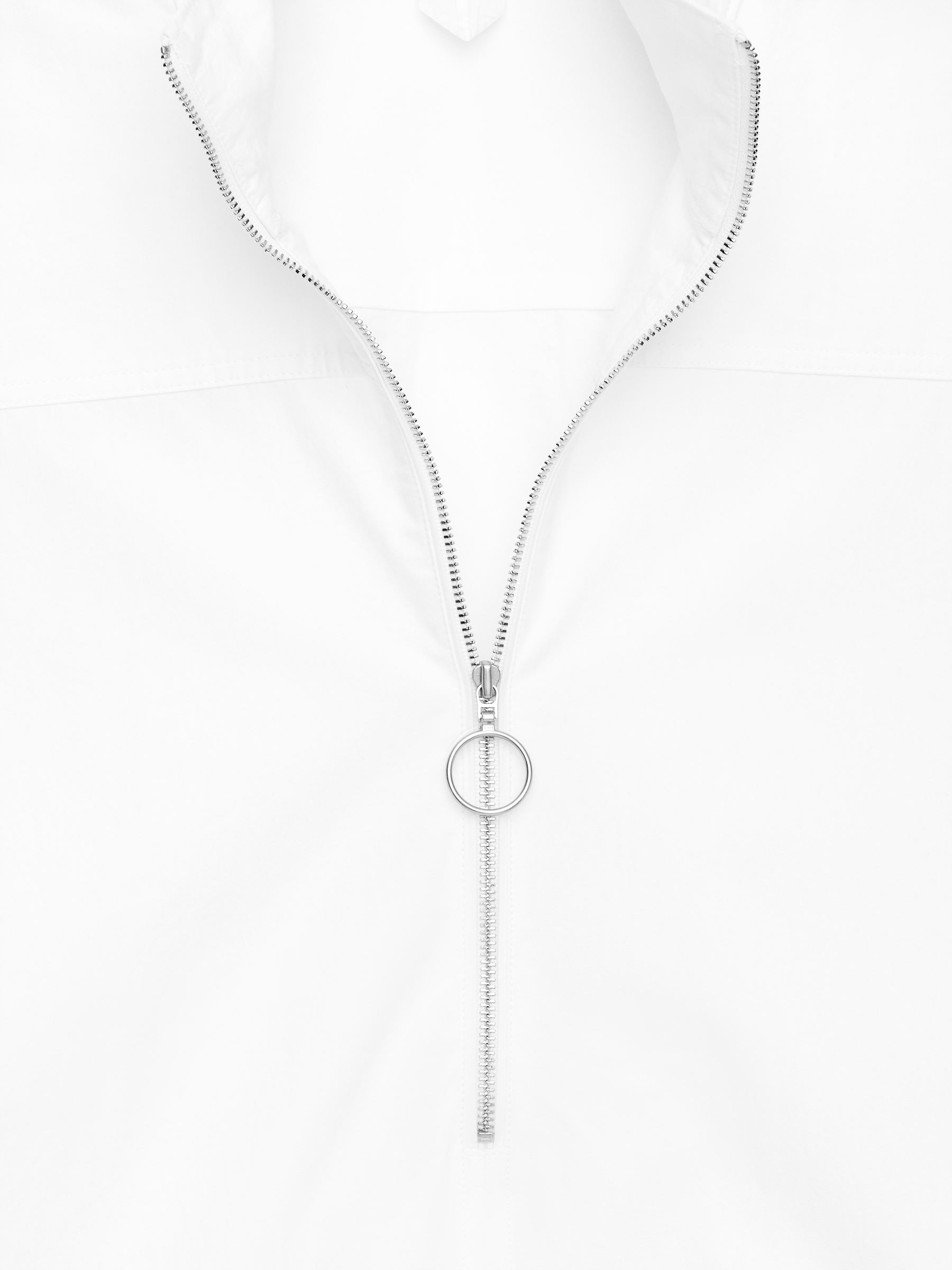 Half-Zip Shirt - White - Regular fit - Women - StillMedia/DescriptiveDetail - 1