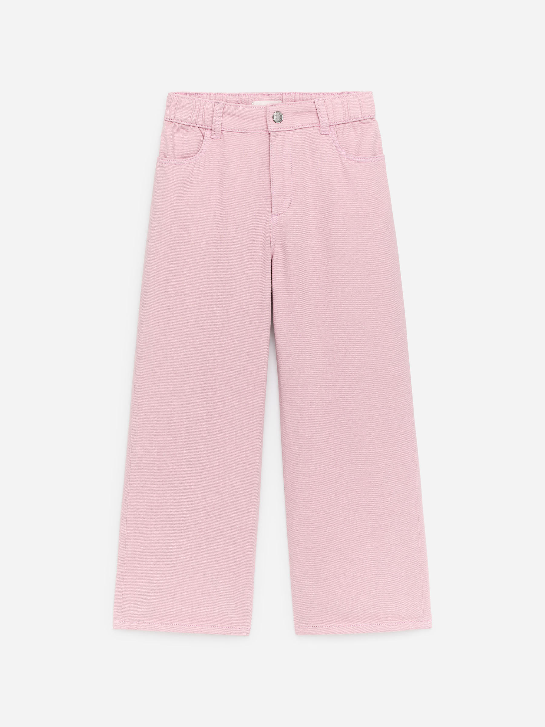 Wide Denim Trousers-#C5ADC0-18072