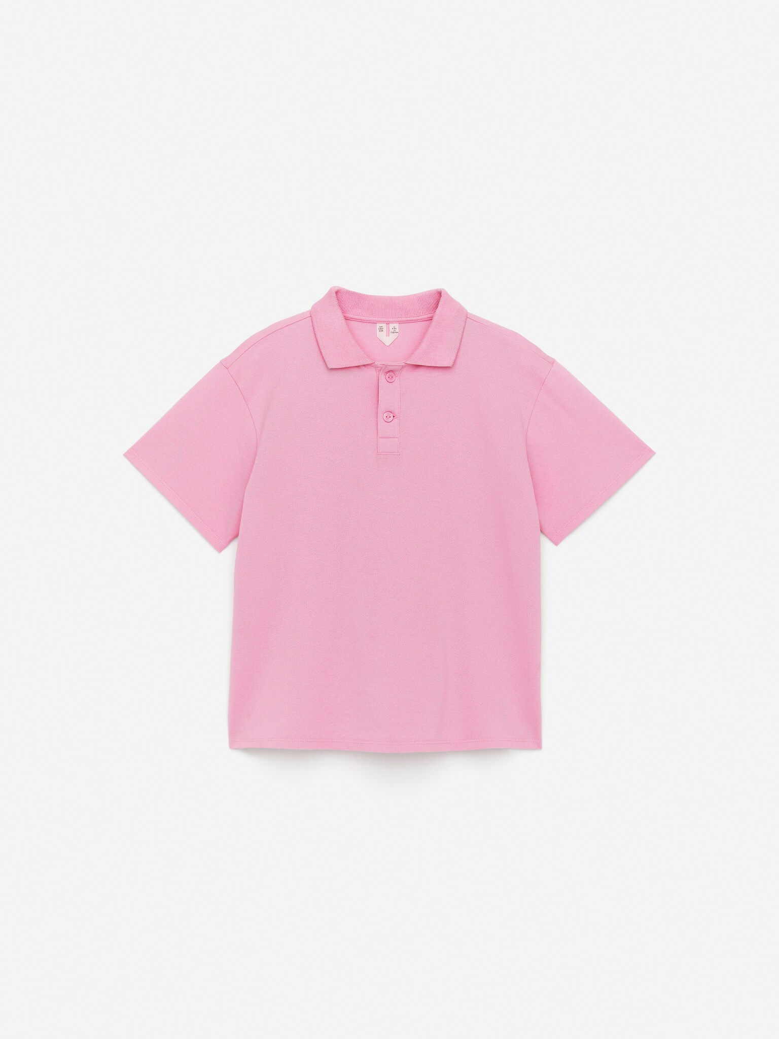 Tricou polo din piqué - Roz/Albastru închis