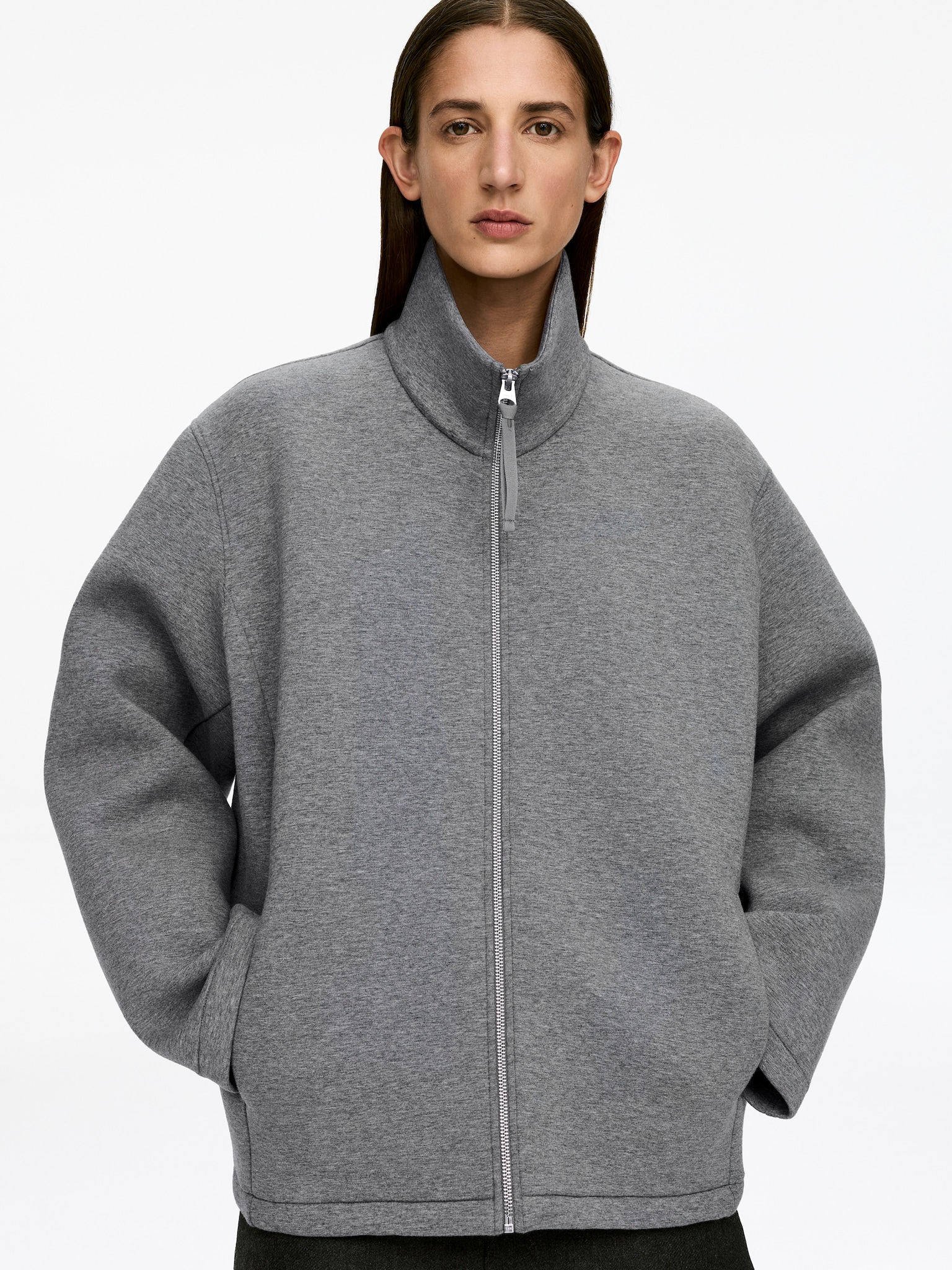 Scuba Jacket - Grey Melange - 6