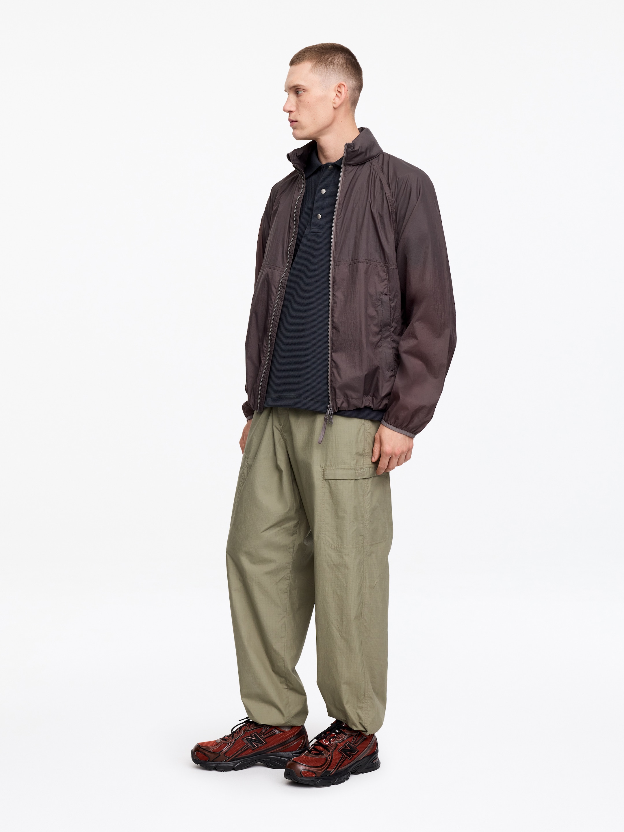 ARKET ACTIVE Poloshirt - Schwarz - Regular Fit - Herren - StillMedia/Lookbook - 4