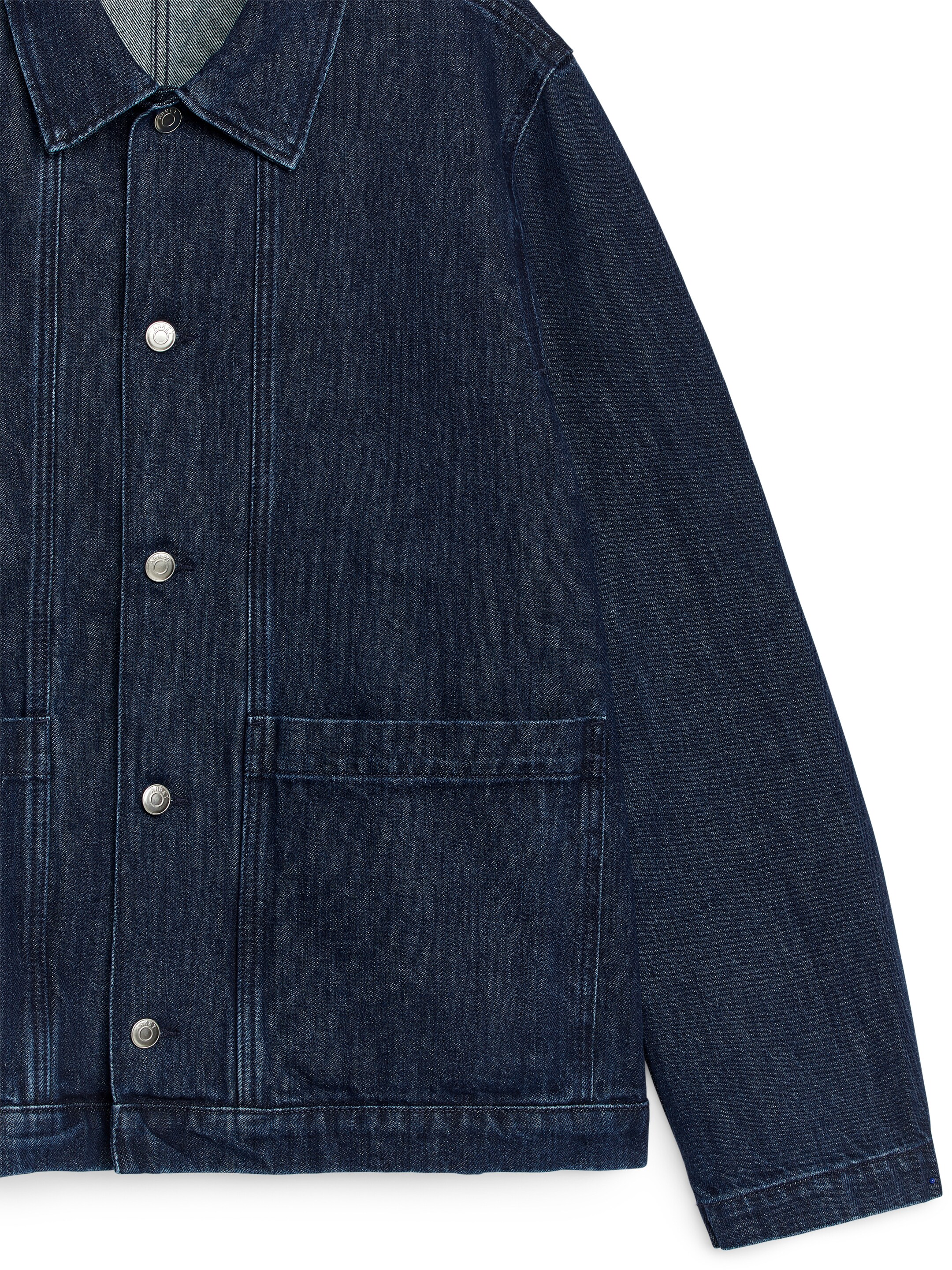 Visa större bild: Overshirt i denim - Mörkblå - HERR | H&M SE 2