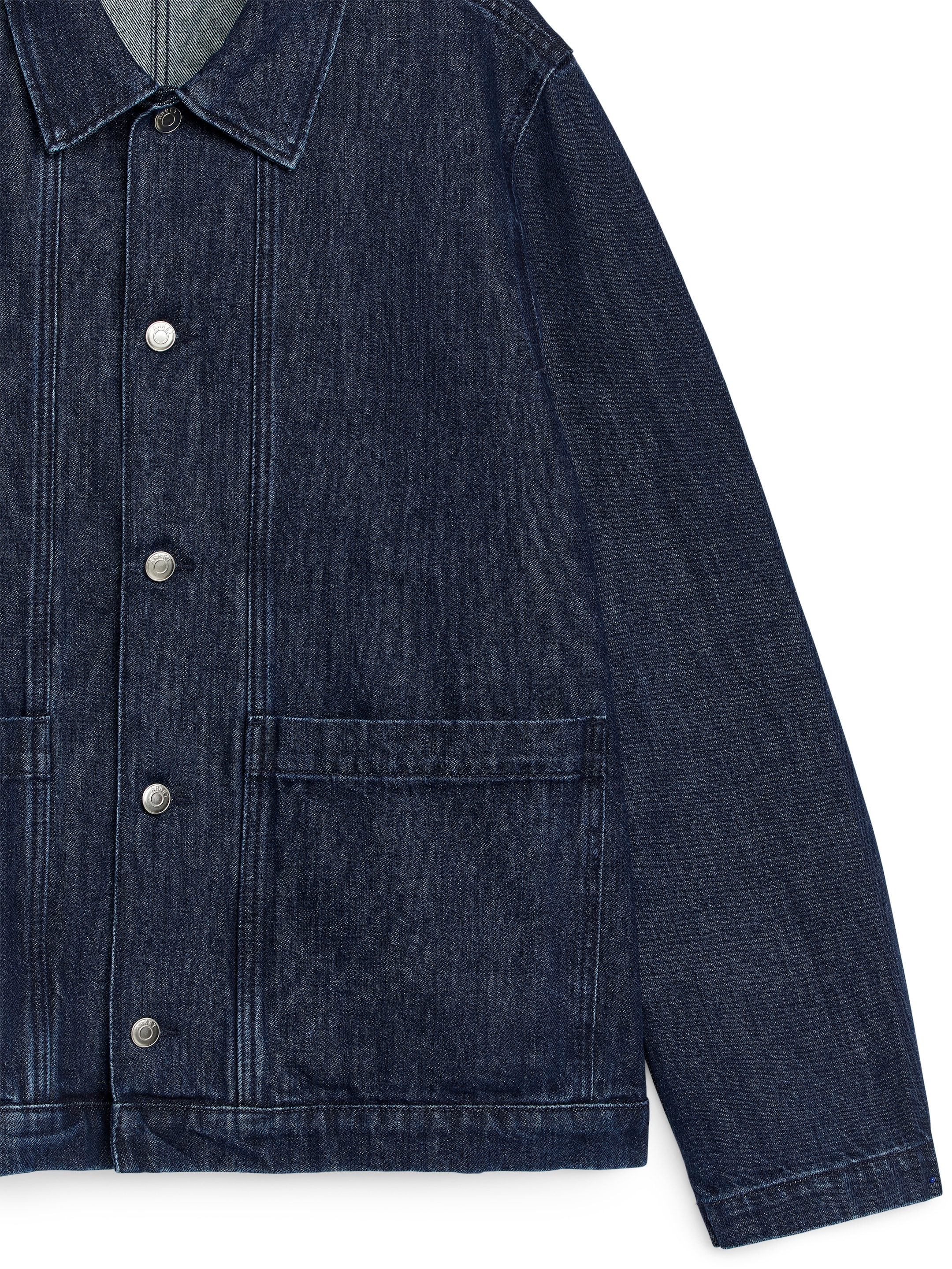 Denim overshirt - Mörkblå - Loose fit - Men - StillMedia/DescriptiveDetail - 1