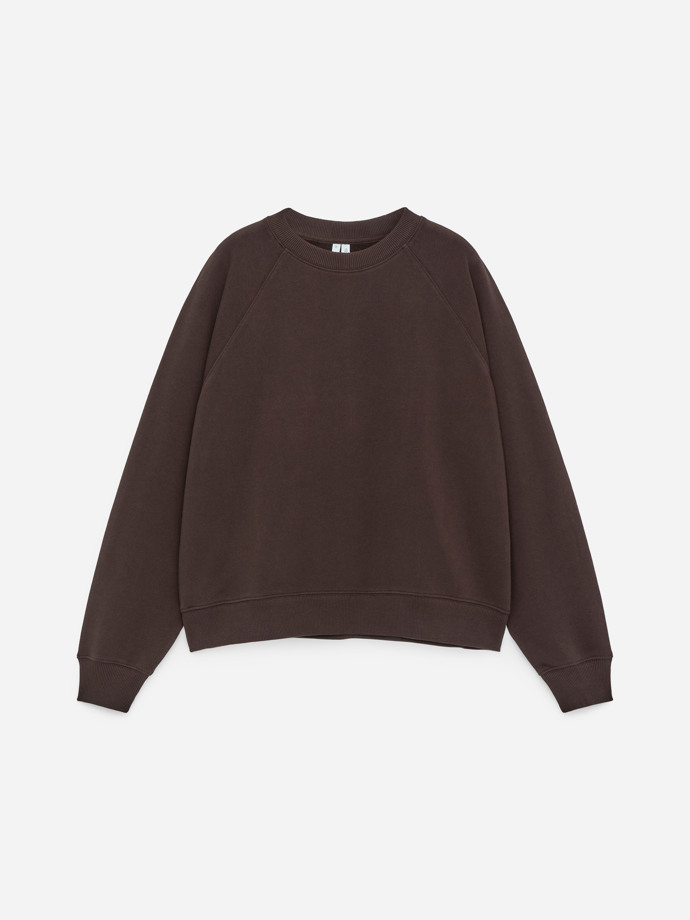 Sudadera de algodón - Marrón oscuro/Beige empolvado/Negro/Gris jaspeado/Rosa/Azul oscuro/Morado/Verde/Azul