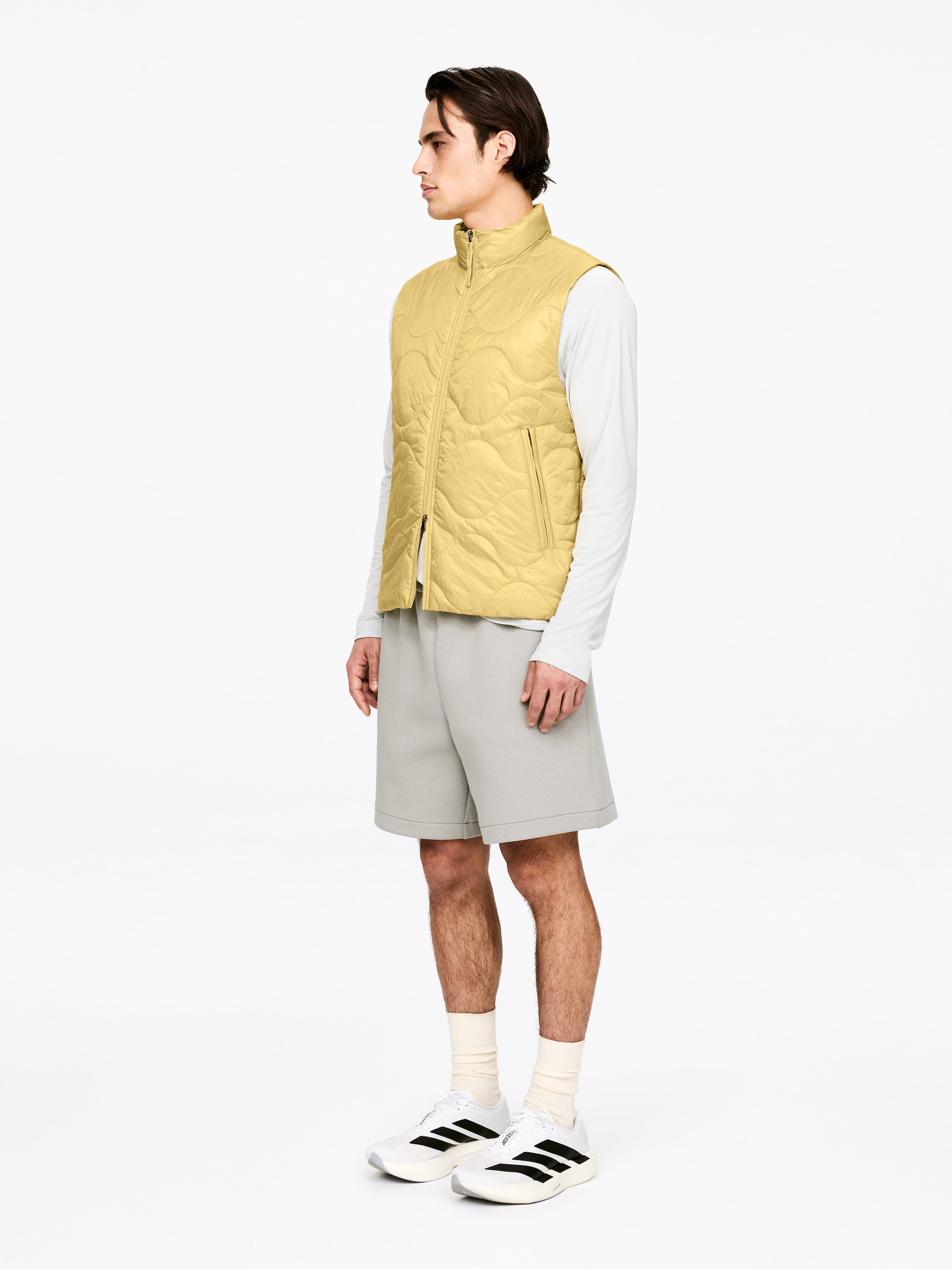 ARKET ACTIVE Steppweste - Gelb - Regular Fit - Herren - StillMedia/Lookbook - 5
