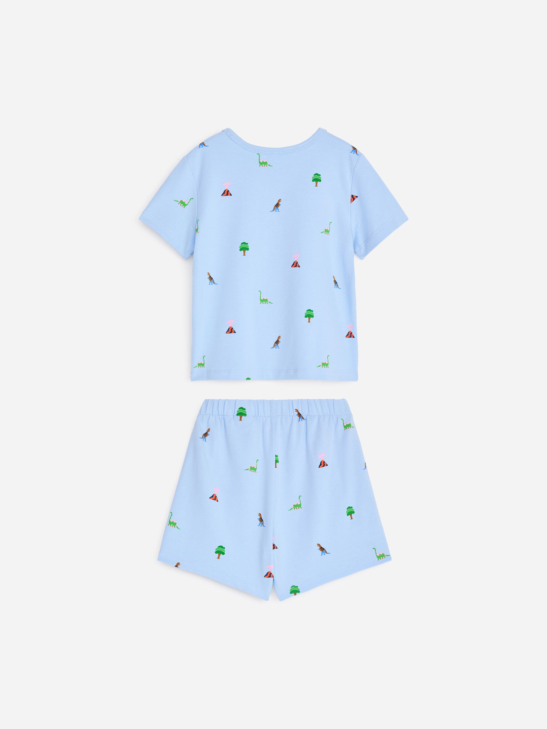 Short Jersey Pyjama Set - Jasnoniebieski/Dinozaury - Children - StillMedia/DescriptiveStillLife - 2