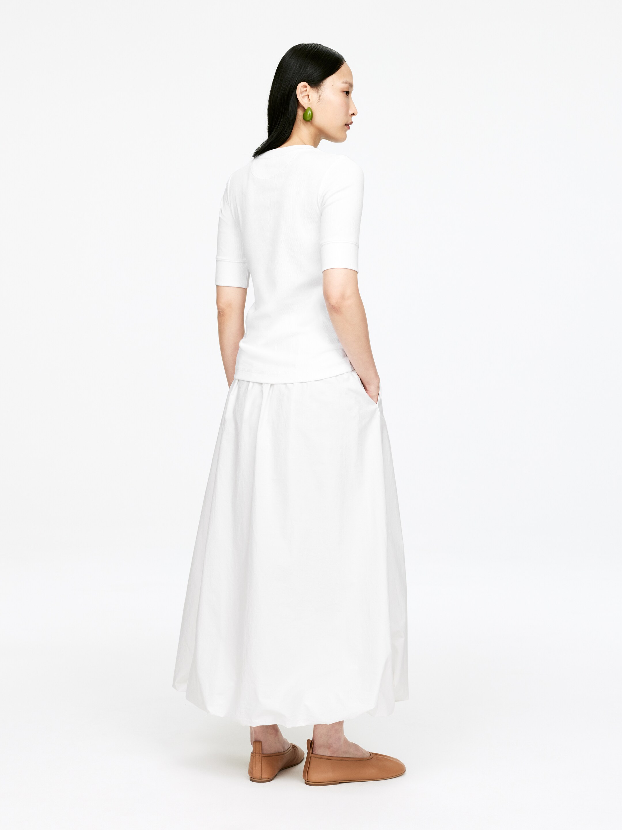 Visualizza immagine più grande: T-shirt con bottoni - Bianco - DONNA | H&M IT 3