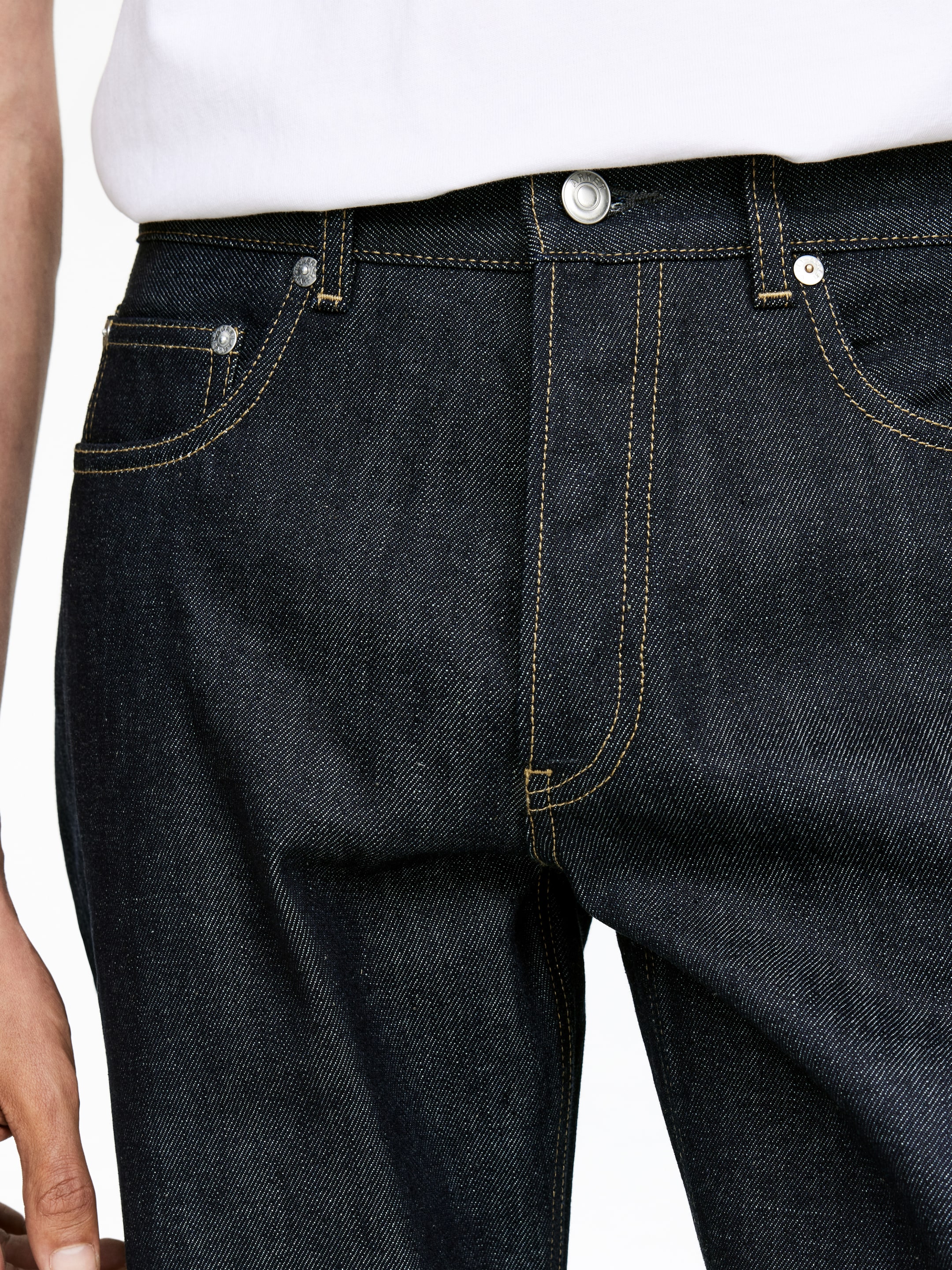 Zobacz większy obraz: Luźne proste jeansy OCEAN - Ciemnoniebieski - ON | H&M PL 3