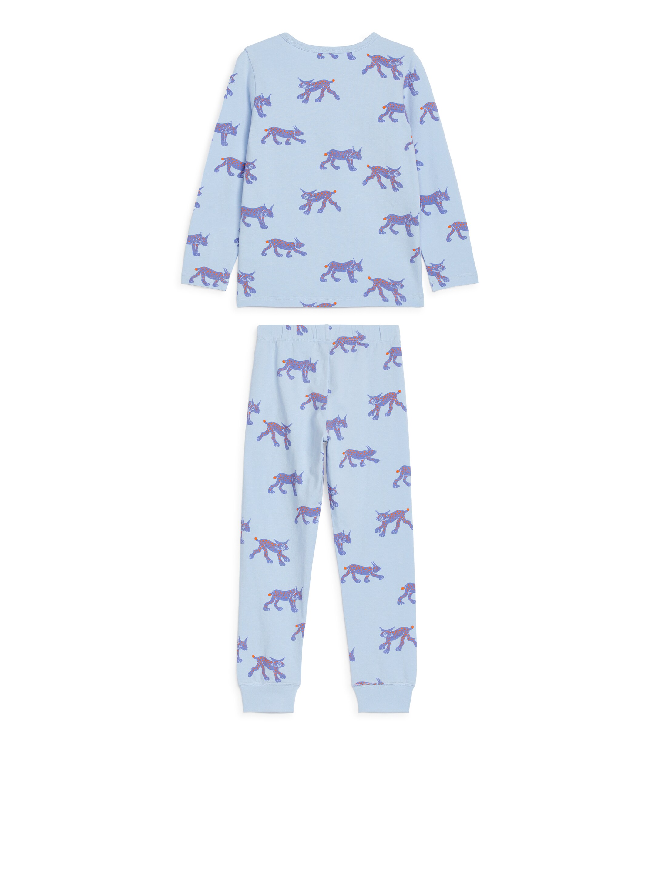 Visa större bild: Trikåpyjamas - Blå/vit - BARN | H&M SE 2