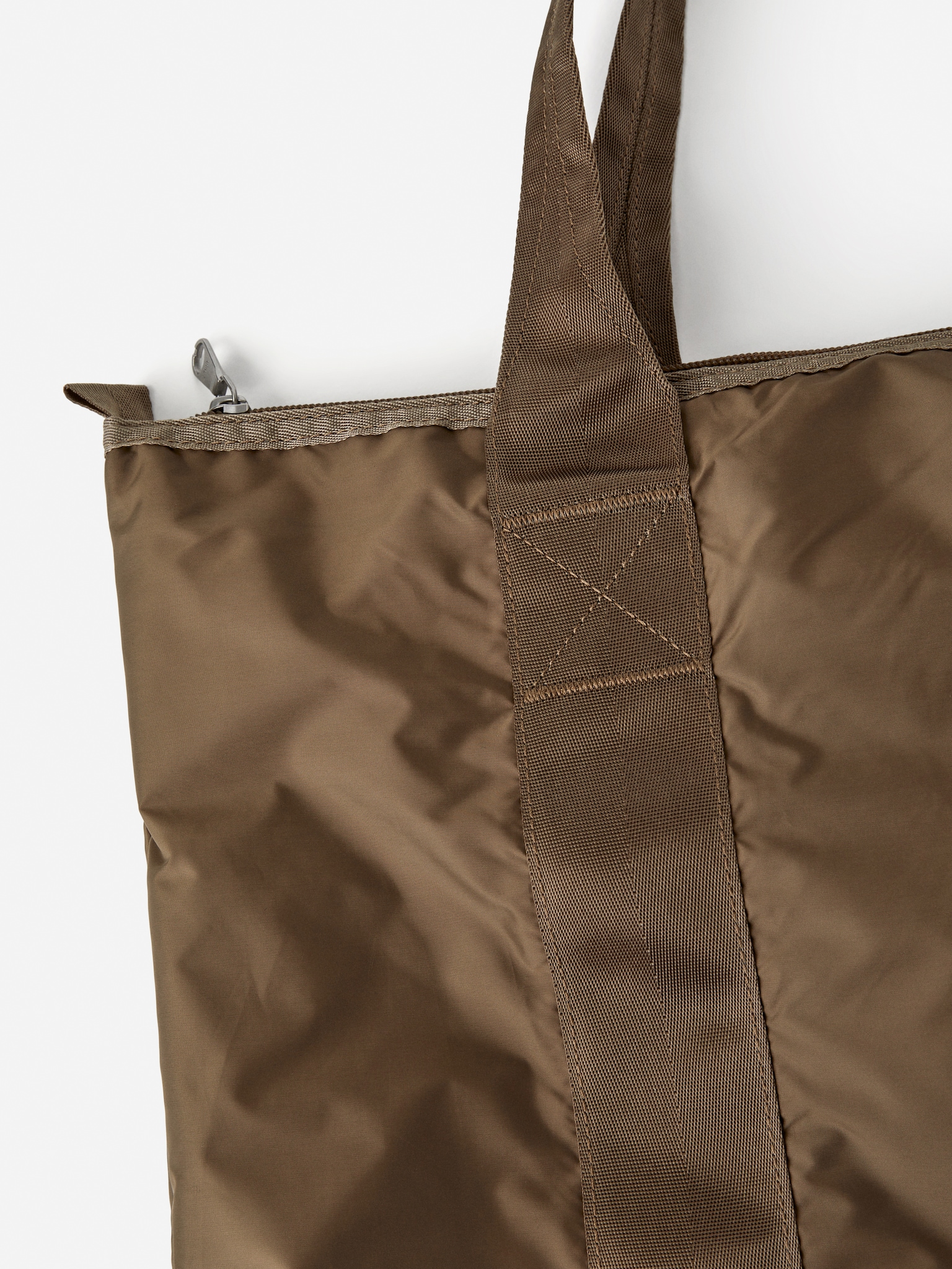 Skládací taška - Tmavě béžová/Black/Khaki zelená - 5