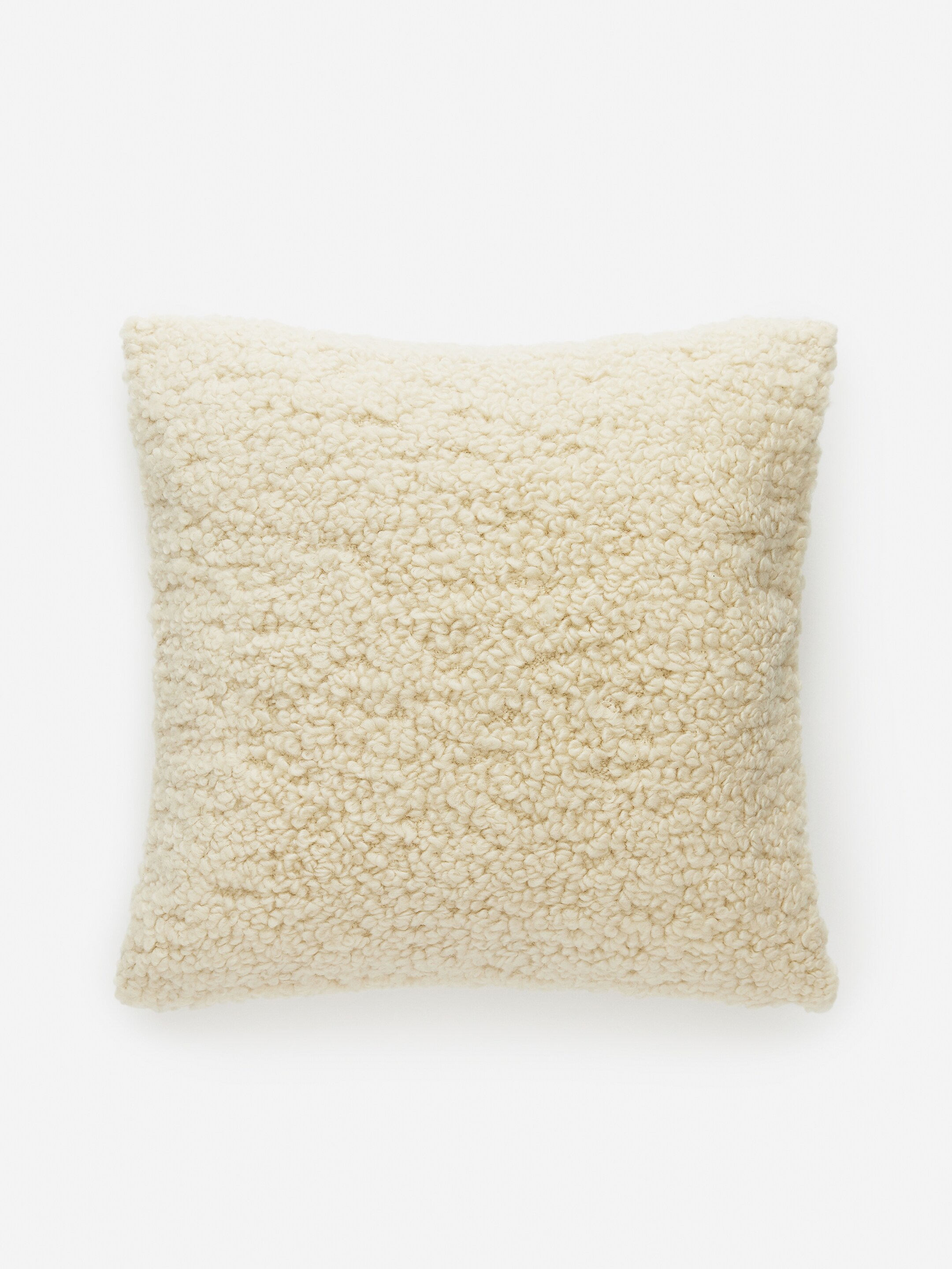 Grösseres Bild ansehen: Kissenbezug aus Wolle und Baumwolle - Hellbeige - HOME | H&M CH 2