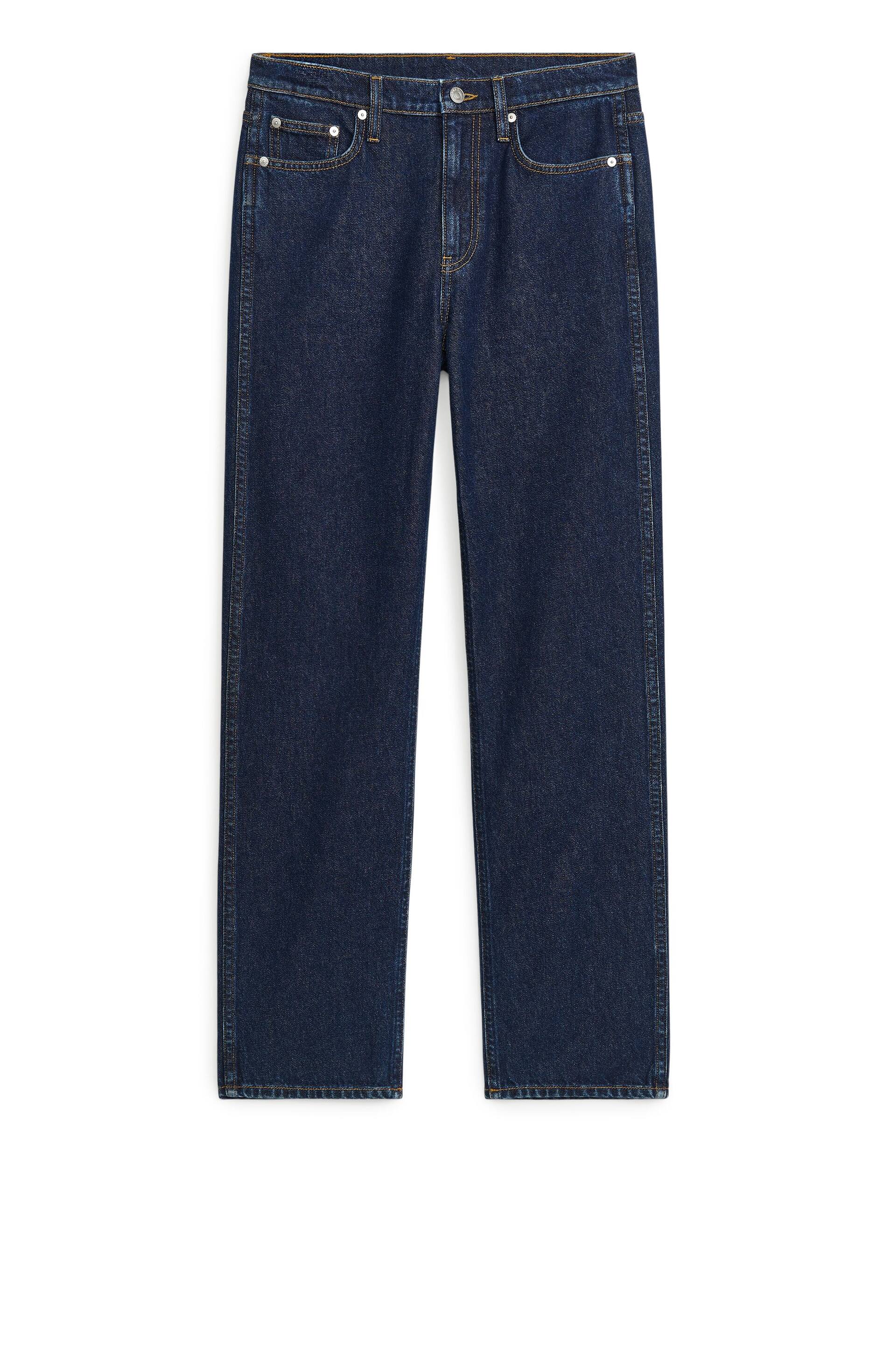 Zobacz większy obraz: Proste dżinsy DAHLIA - Dark Blue - ONA | H&M PL 1