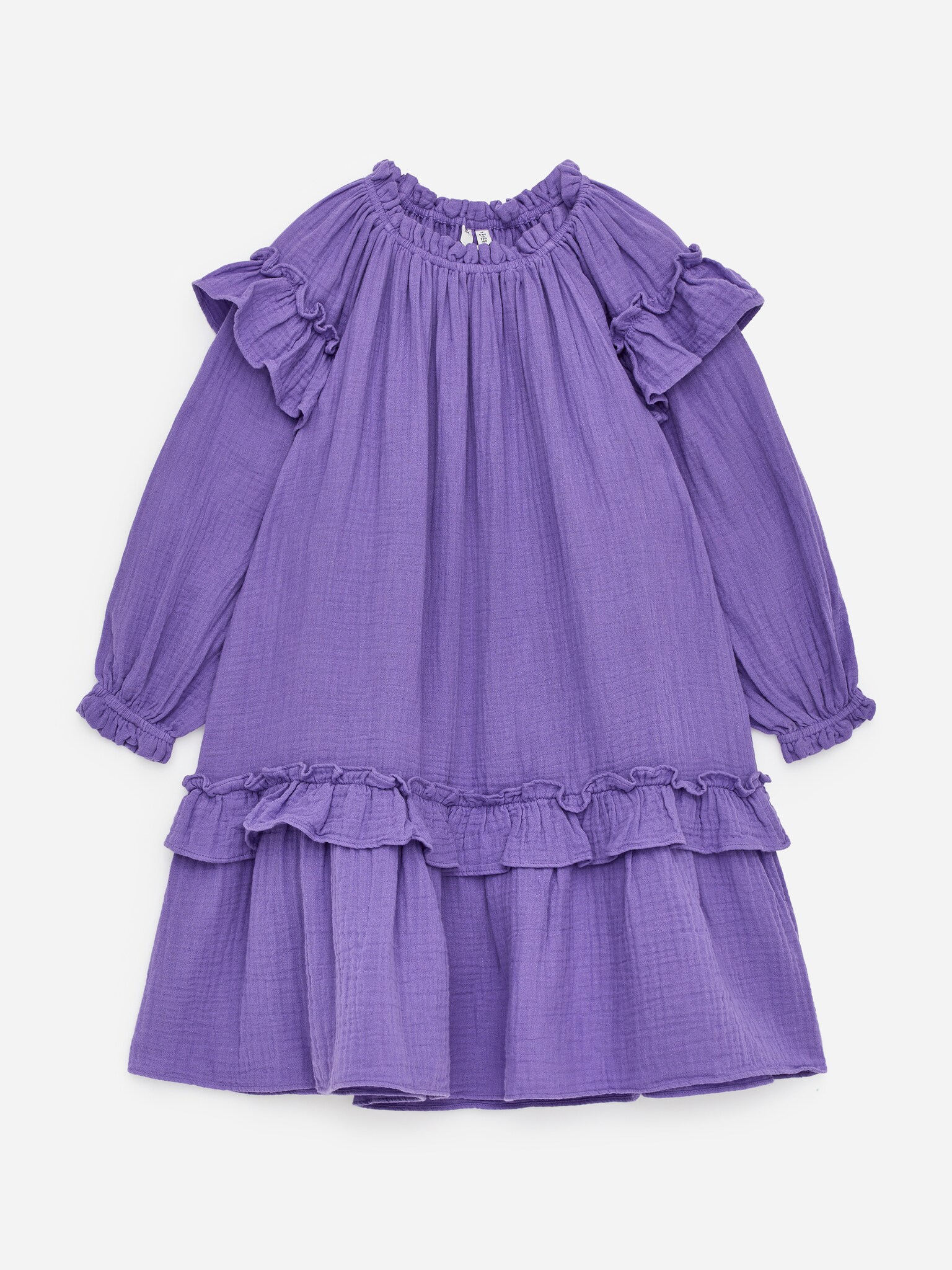 Robe en mousseline de coton - Violet