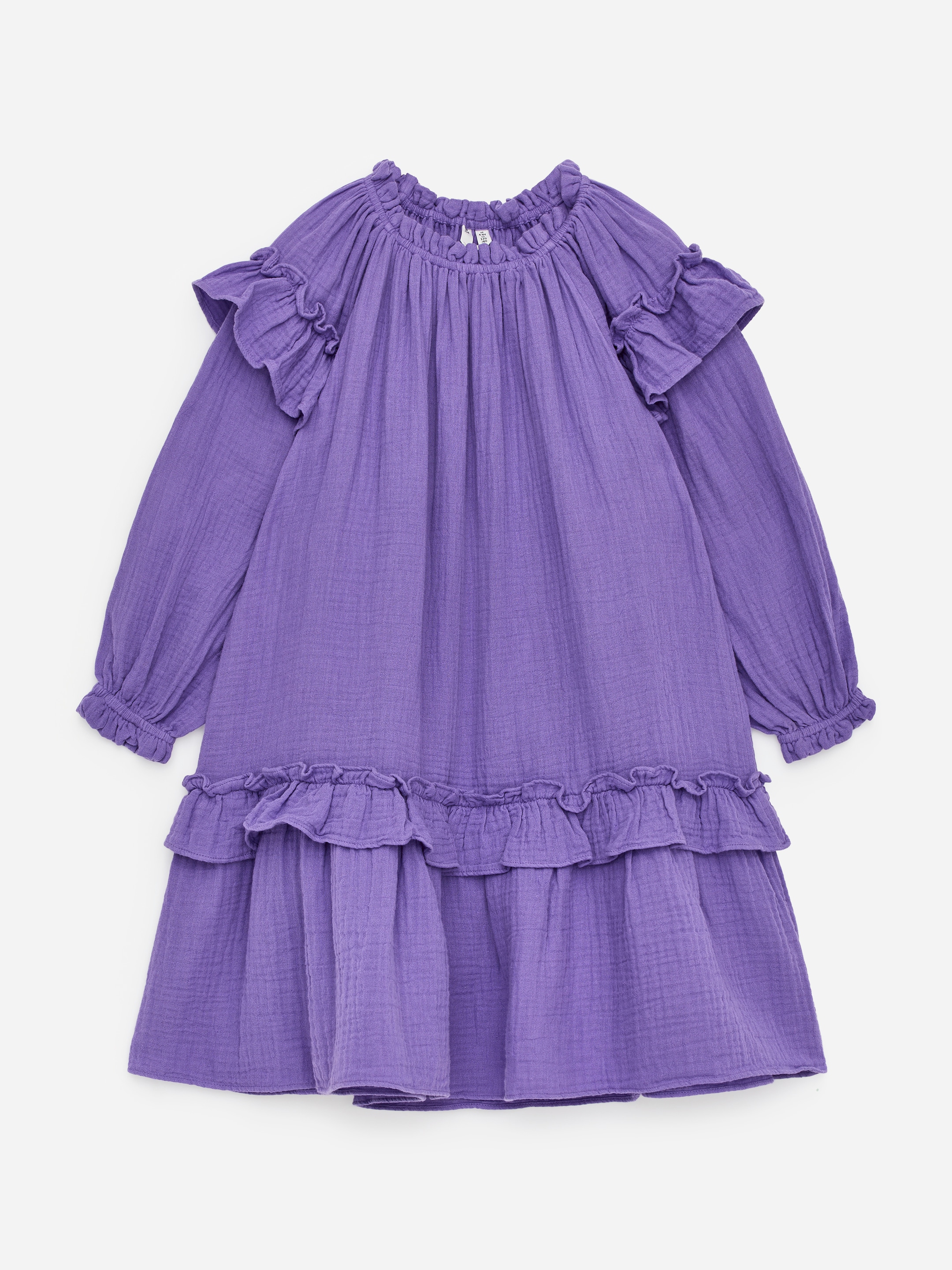 Cotton Muslin Dress-#7d69b3-17251