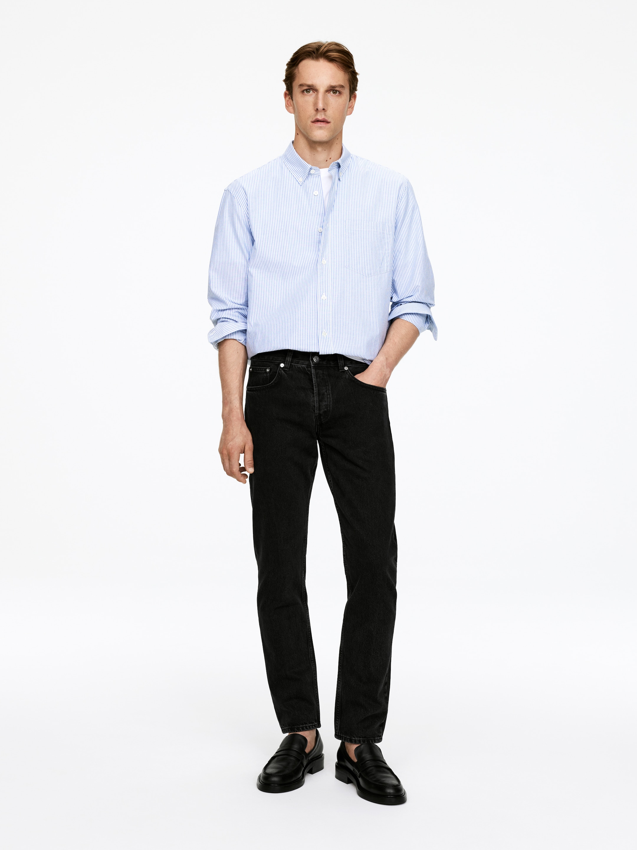 Agrandir l'image: Jean droit classique PARK - Noir - HOMME | H&M FR 1