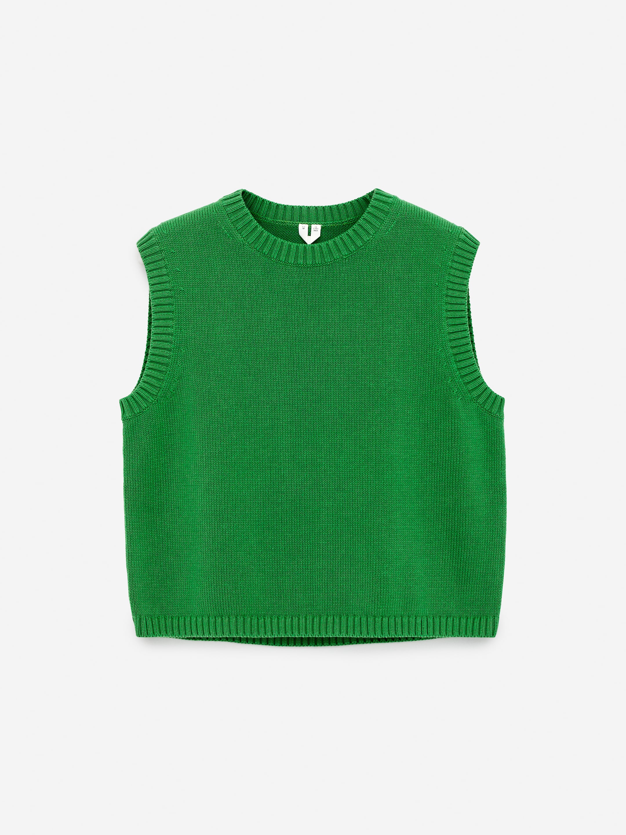 Grotere afbeelding bekijken: Mouwloze katoenen trui - Groen - DAMES | H&M BE 1