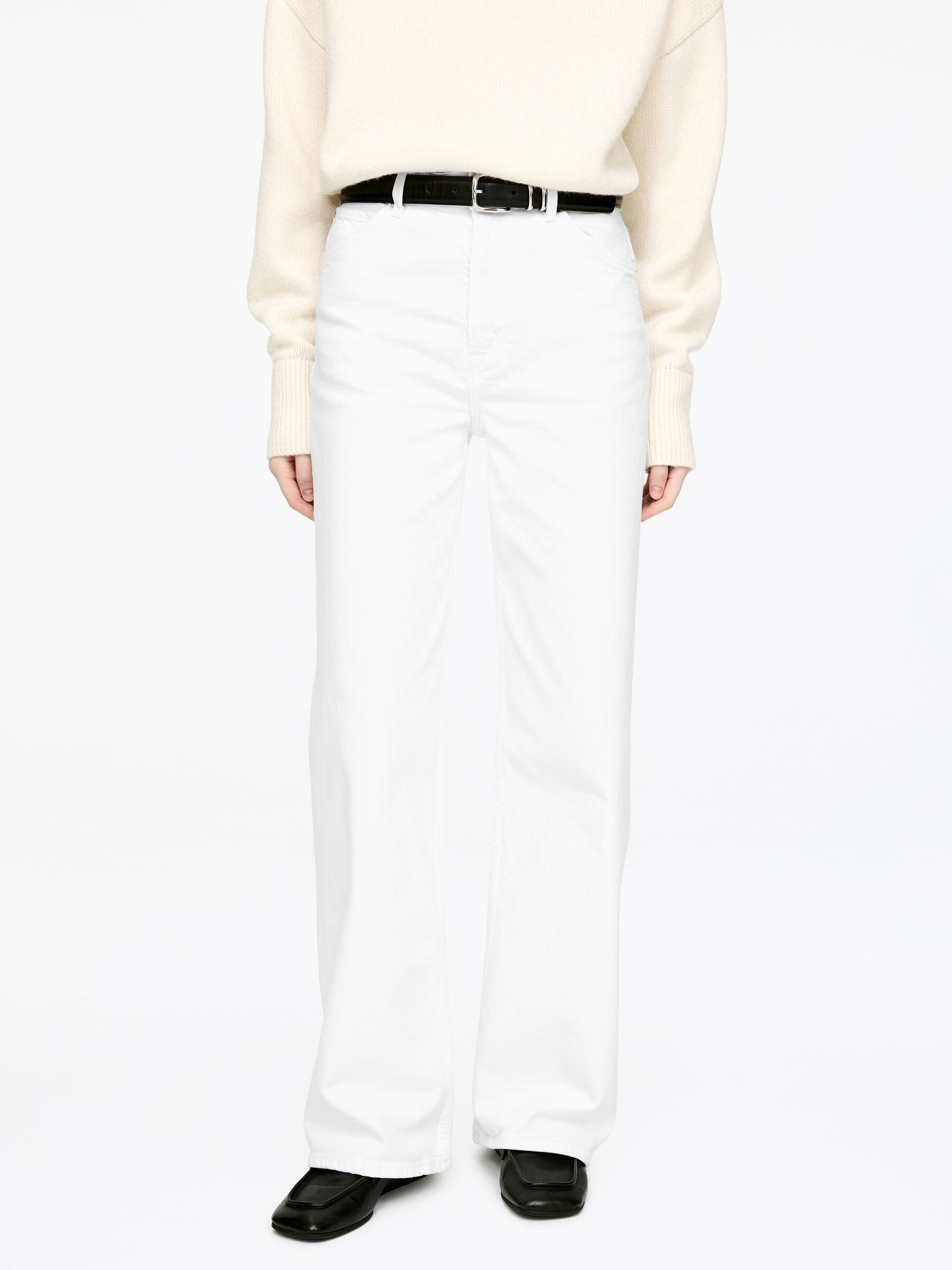 LUPINE Flared Jeans - White - Slim fit - Women - StillMedia/Lookbook - 8