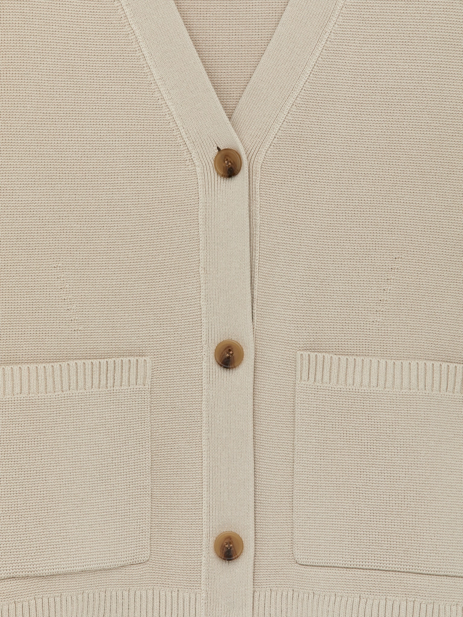 Cotton Cardigan - Light Mole - 6