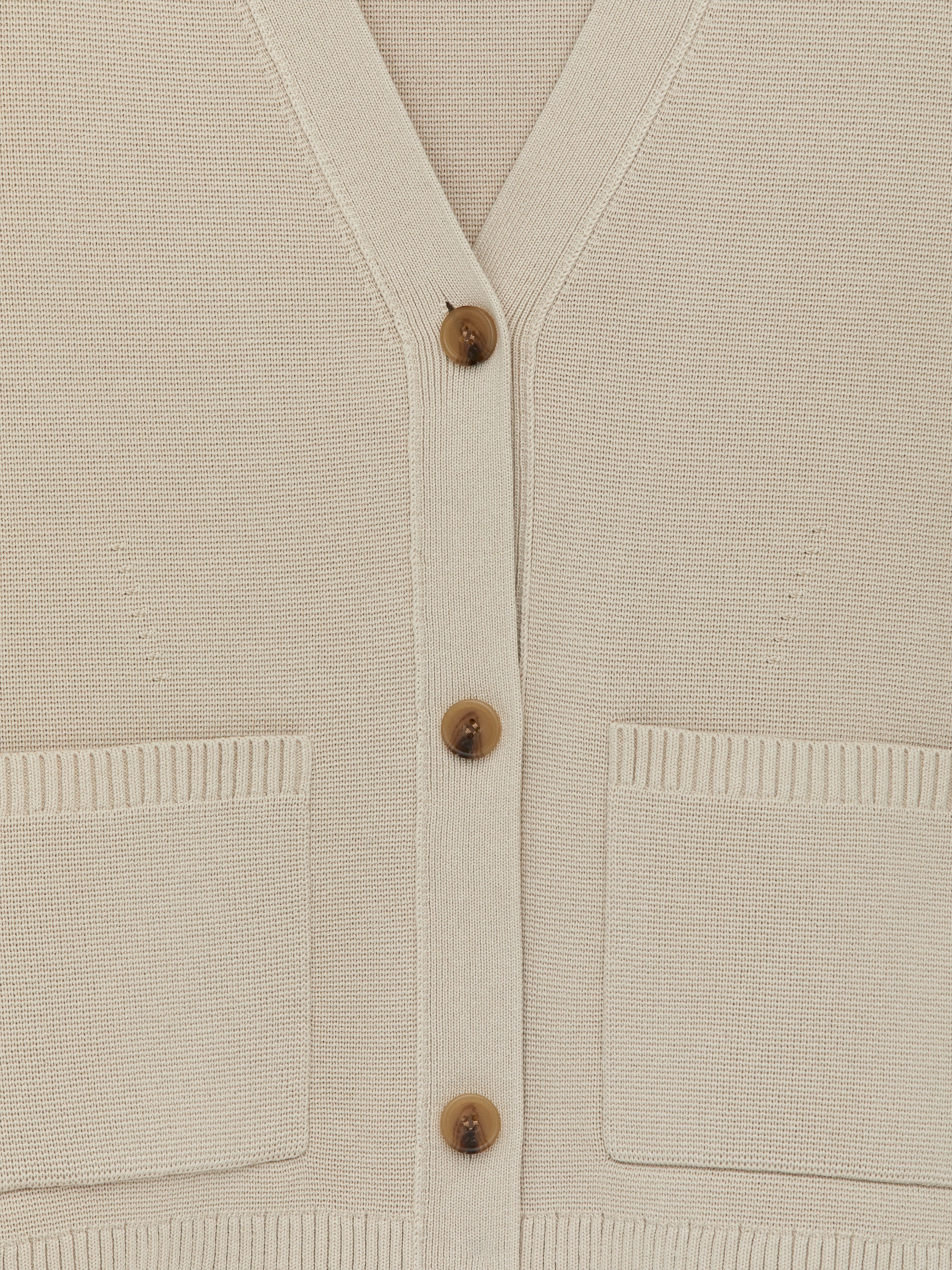 Gilet en coton - Taupe clair - Loose fit - Femme - StillMedia/DescriptiveDetail - 2