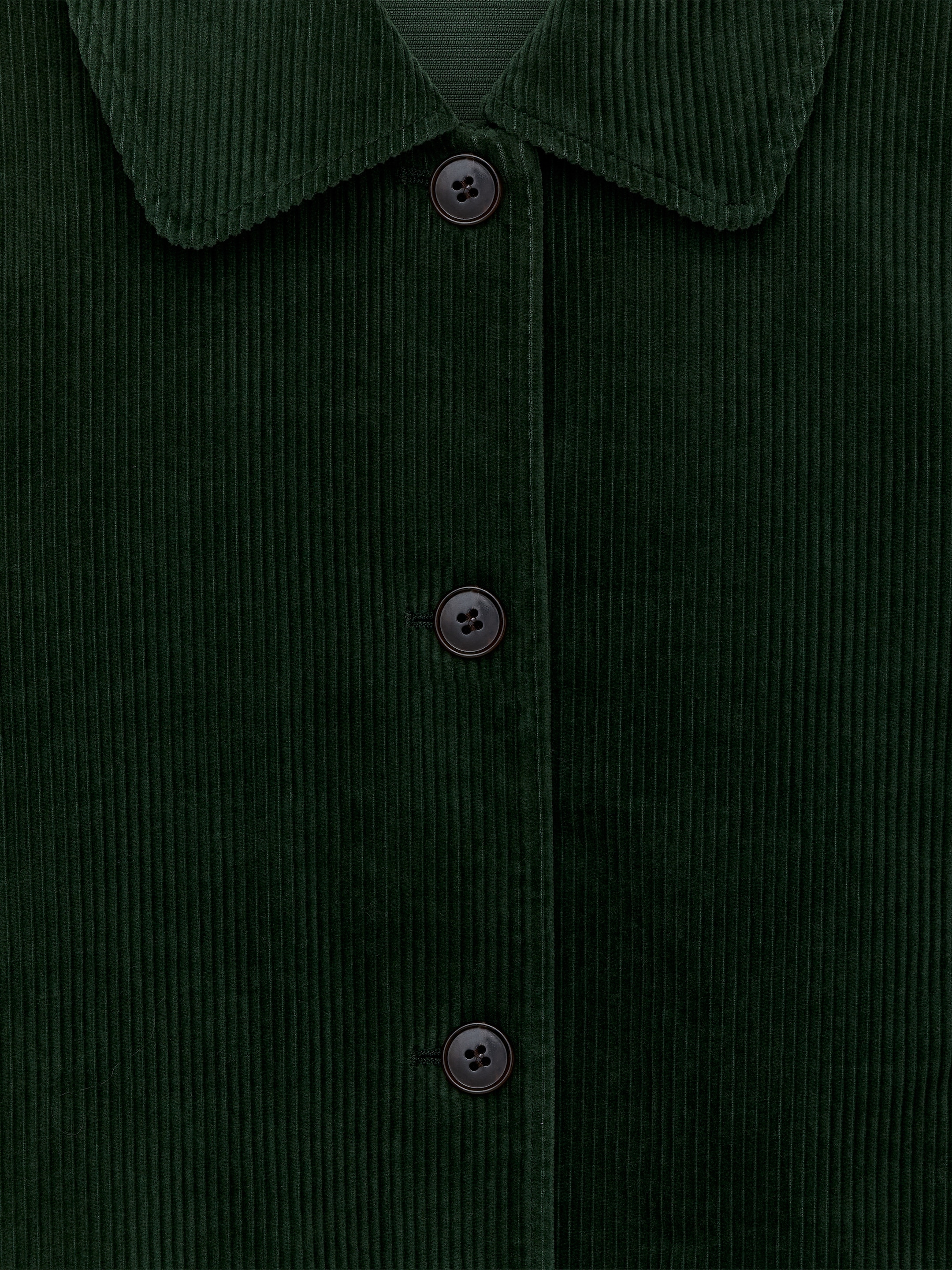 Overshirt in velluto a coste - Verde scuro - Regular fit - women - StillMedia/DescriptiveStillLife - 2