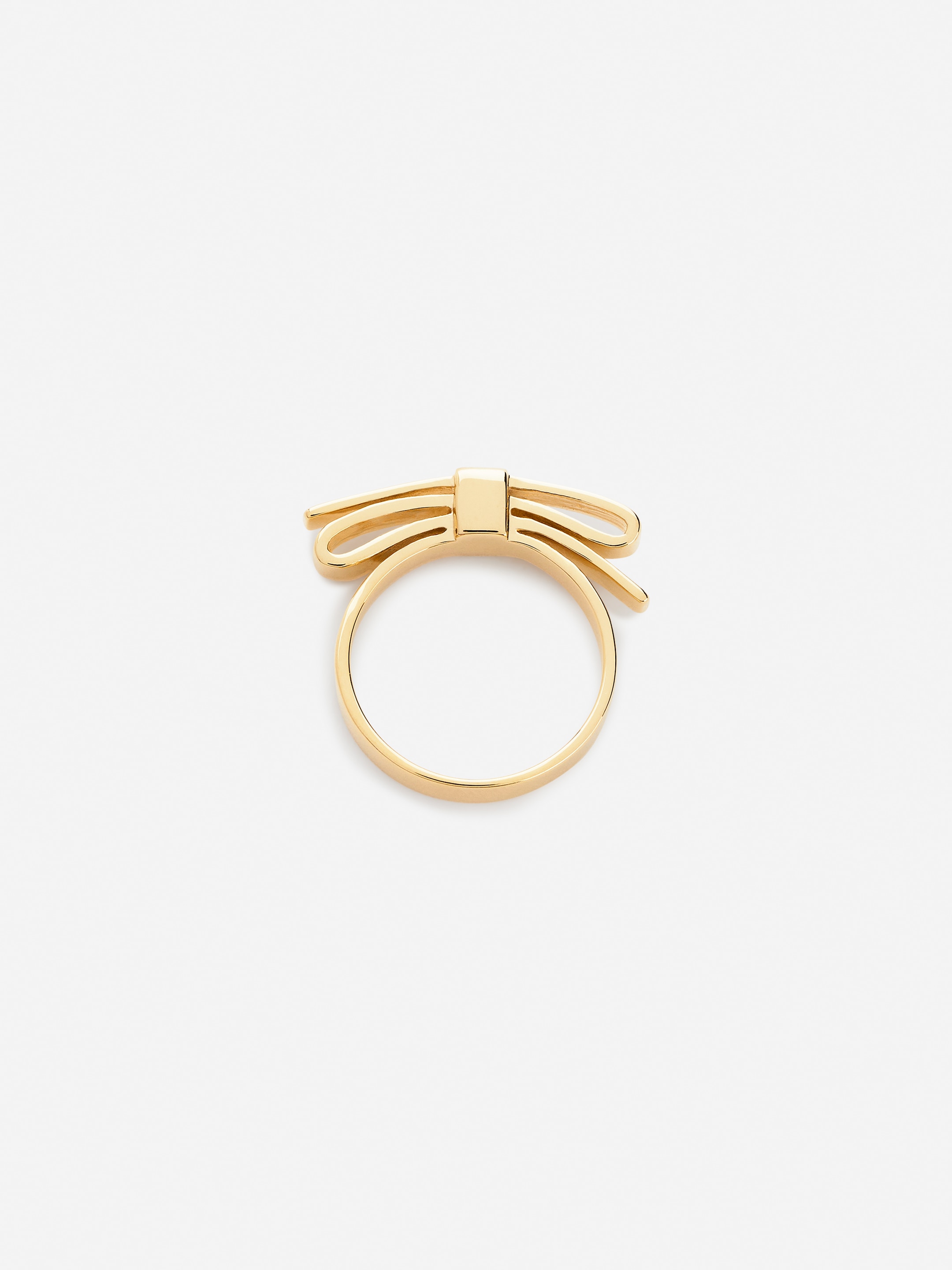 Ring med rosett - Guld - Women - StillMedia/DescriptiveStillLife - 1