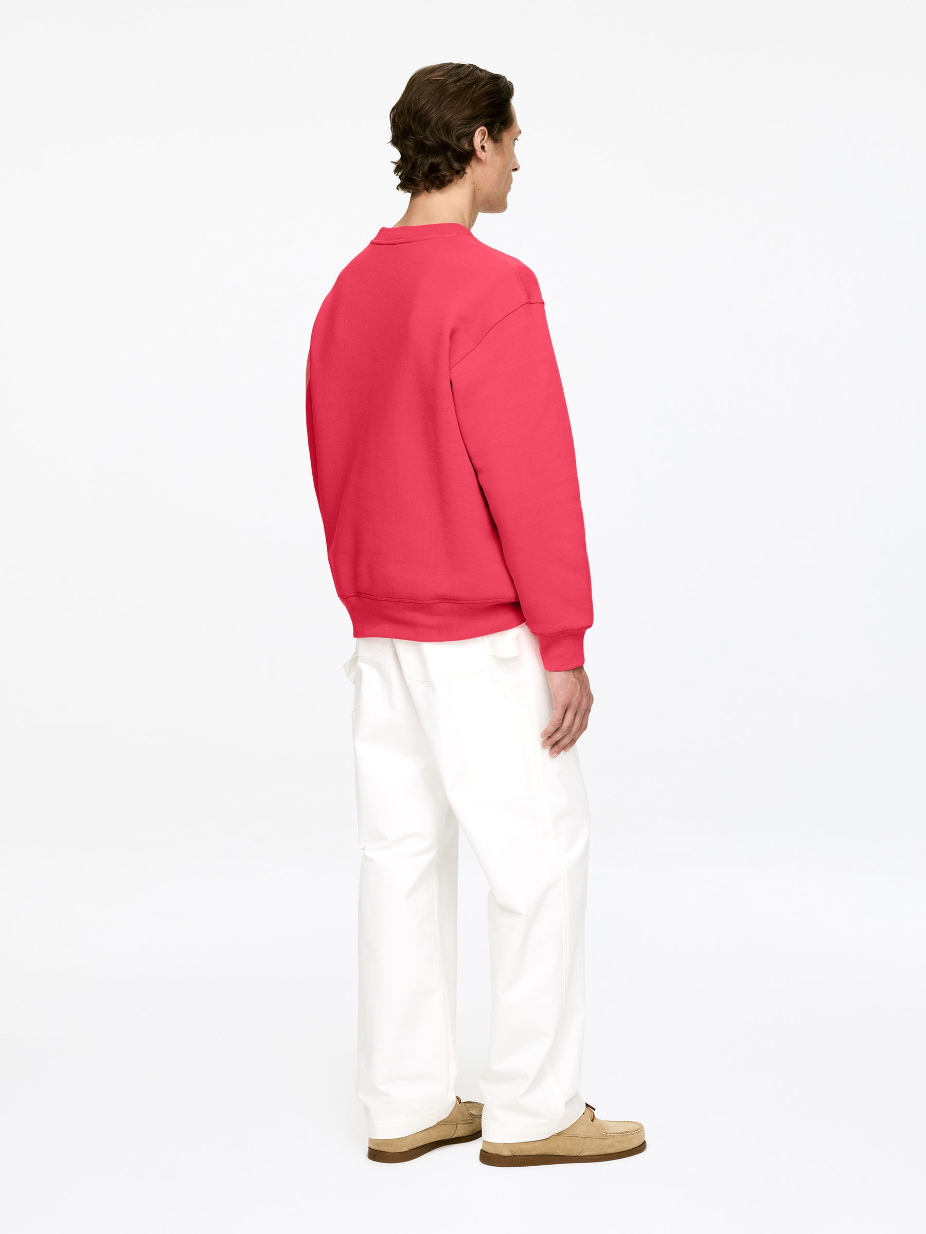 Loose-Fit Sweatshirt - Muted Rose - Loose fit - Men - StillMedia/Lookbook - 4
