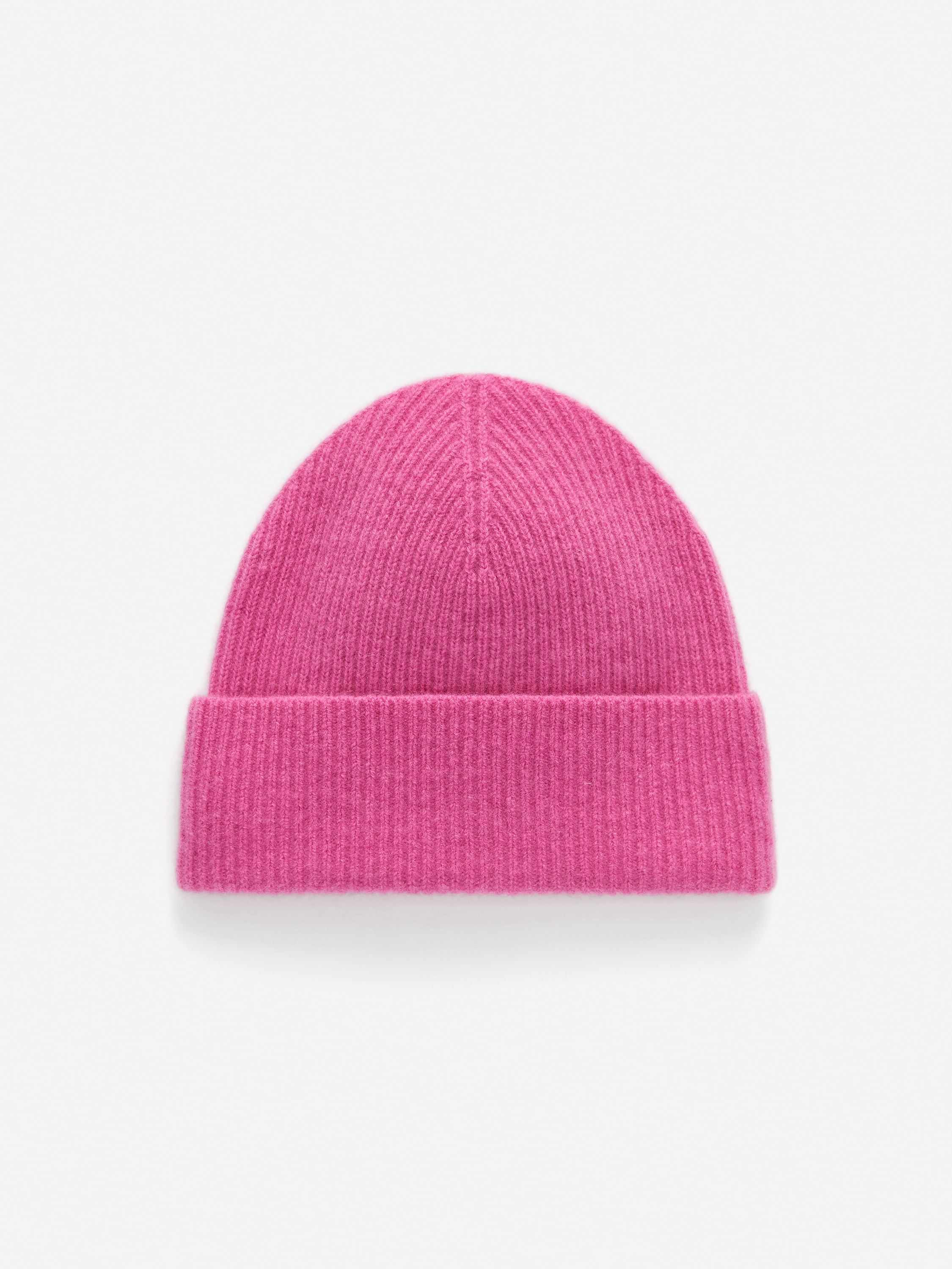 Beanie aus Kaschmir - Rosa/Beige