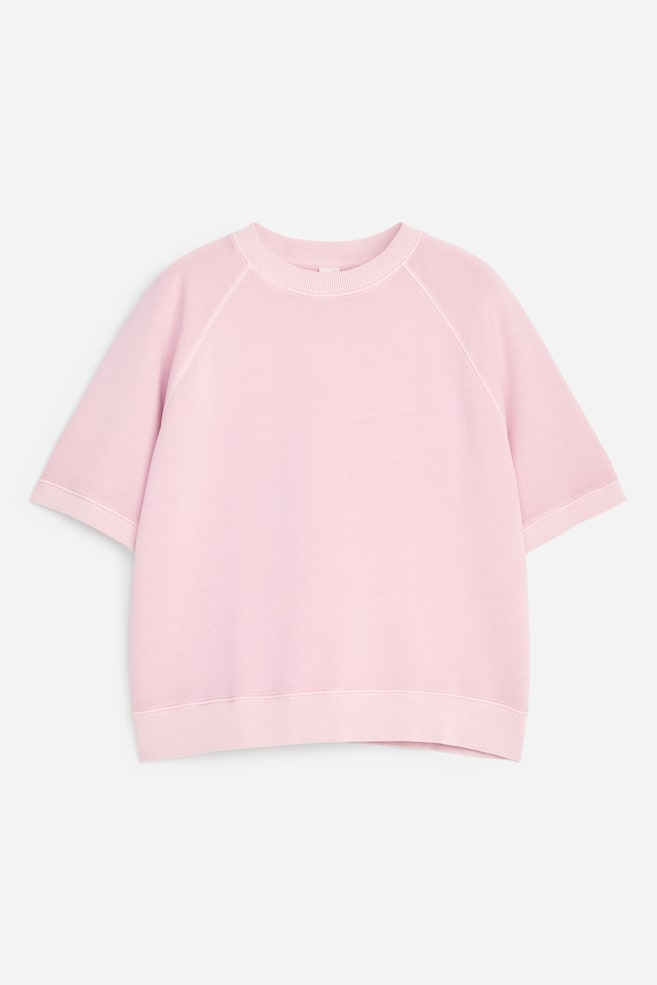 French Terry Sweatshirt - Pink/Off White/Black/Red/Dark Blue/Blue - 1