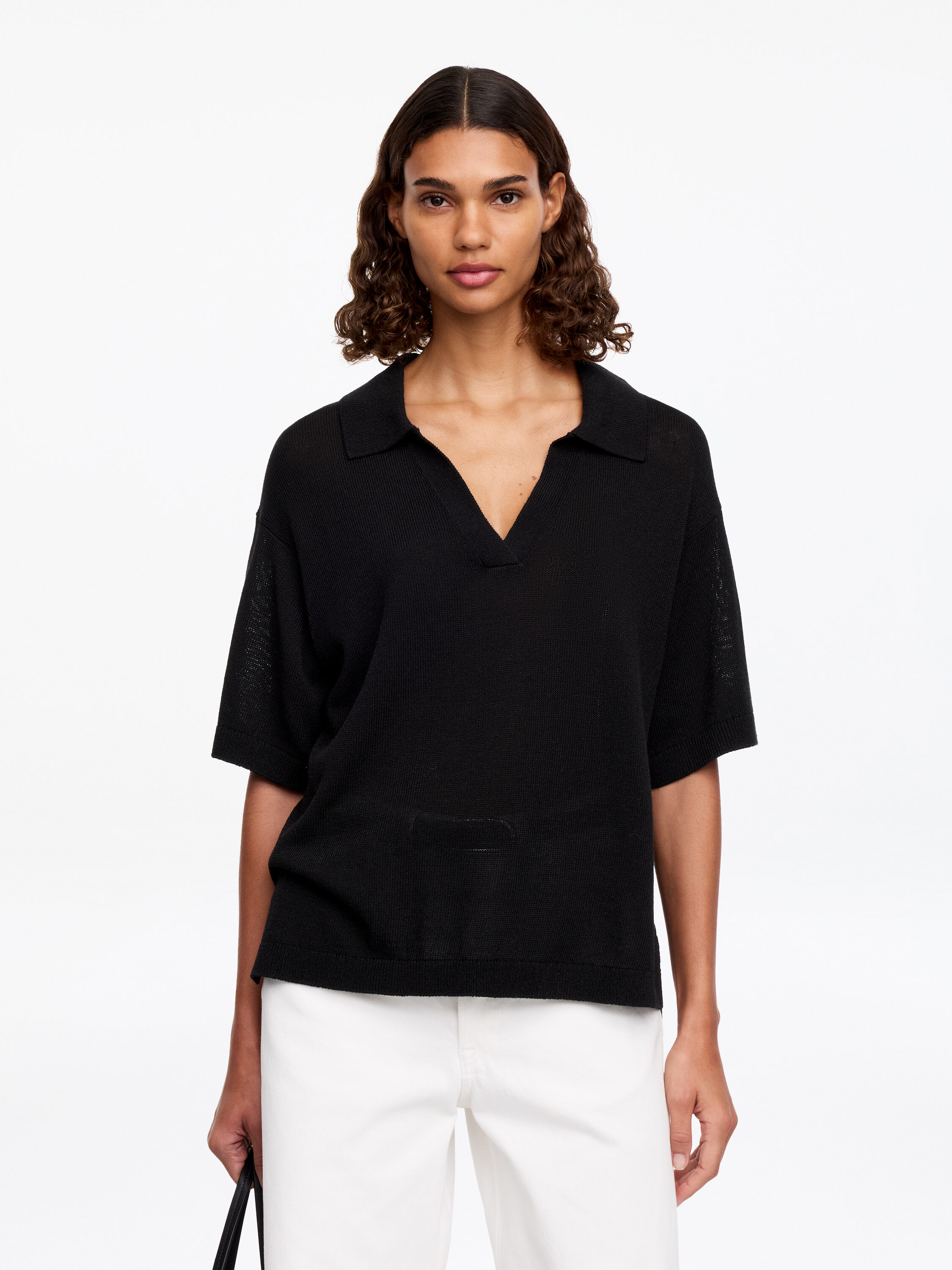 Knitted Polo Jumper
