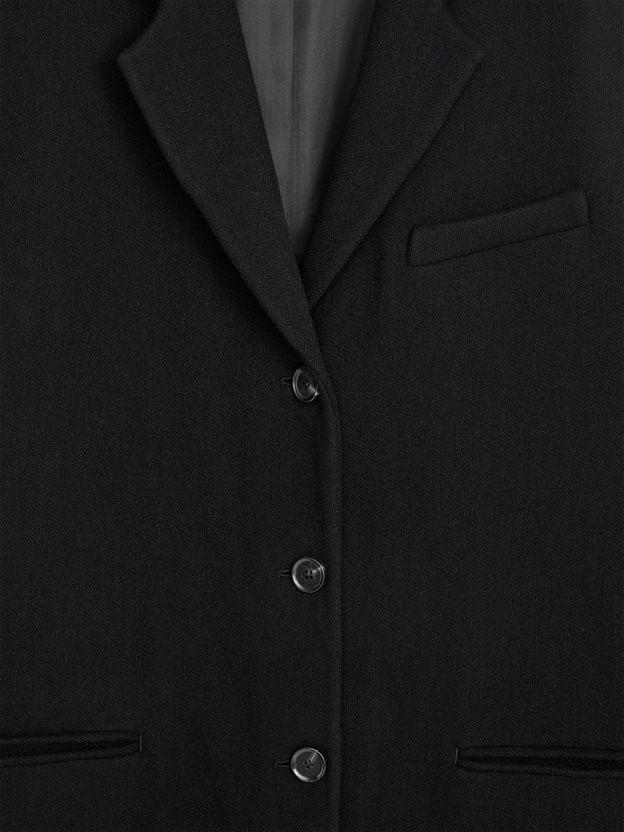 Wool-Blend Coat - Black - Regular fit - women - StillMedia/DescriptiveDetail - 2