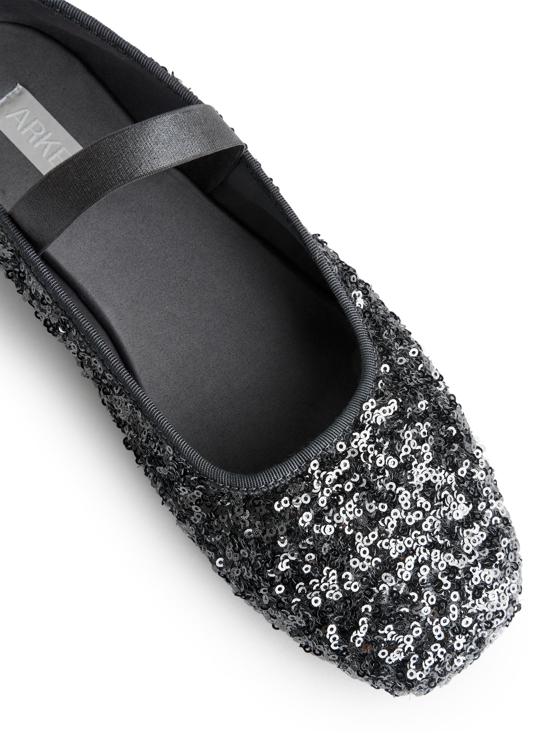 Ballerines à paillettes - Gris/Argenté - Femme - StillMedia/DescriptiveDetail - 8