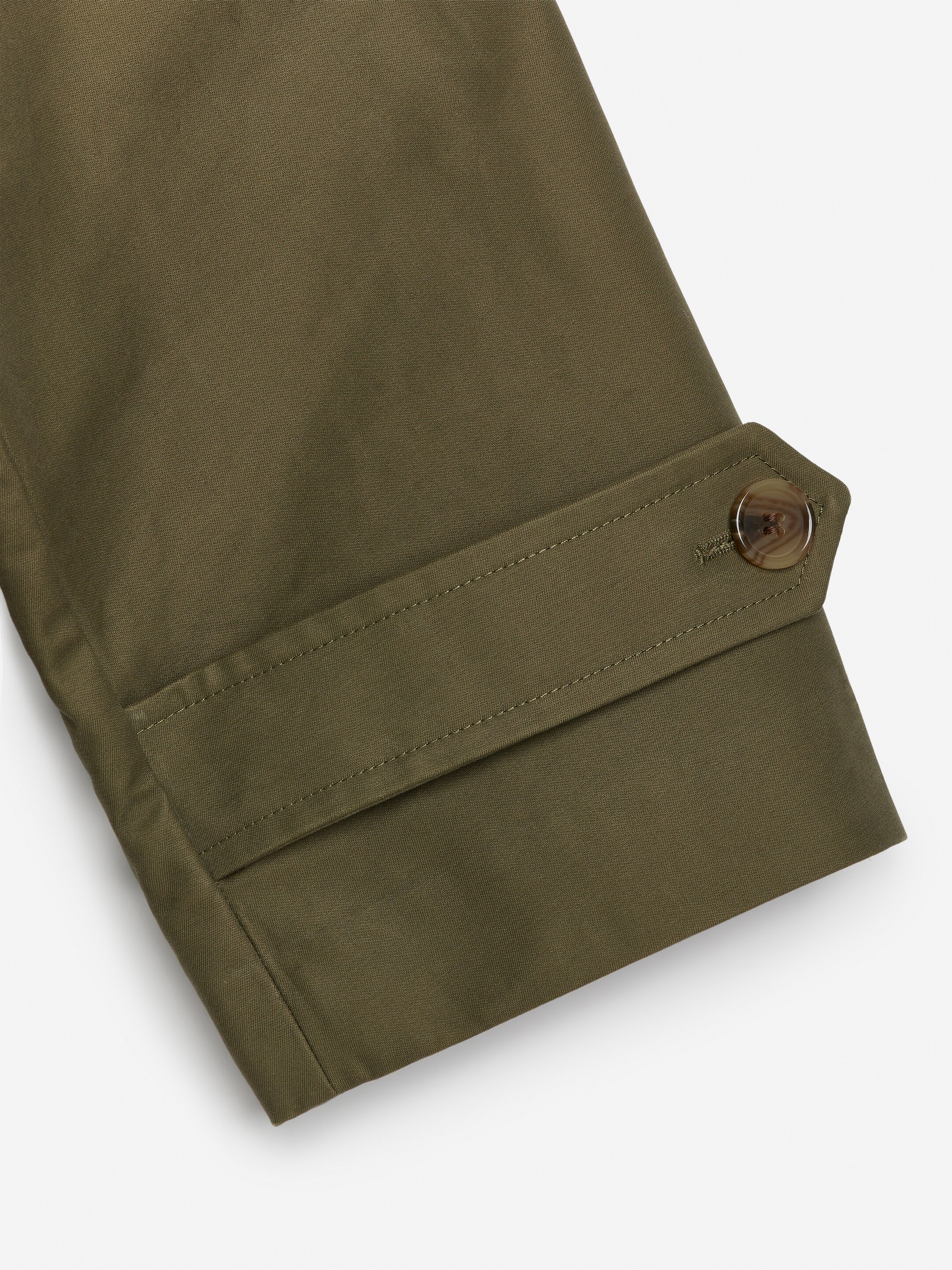 Zobacz większy obraz: Krótki trencz - Zielony khaki - ONA | H&M PL 3