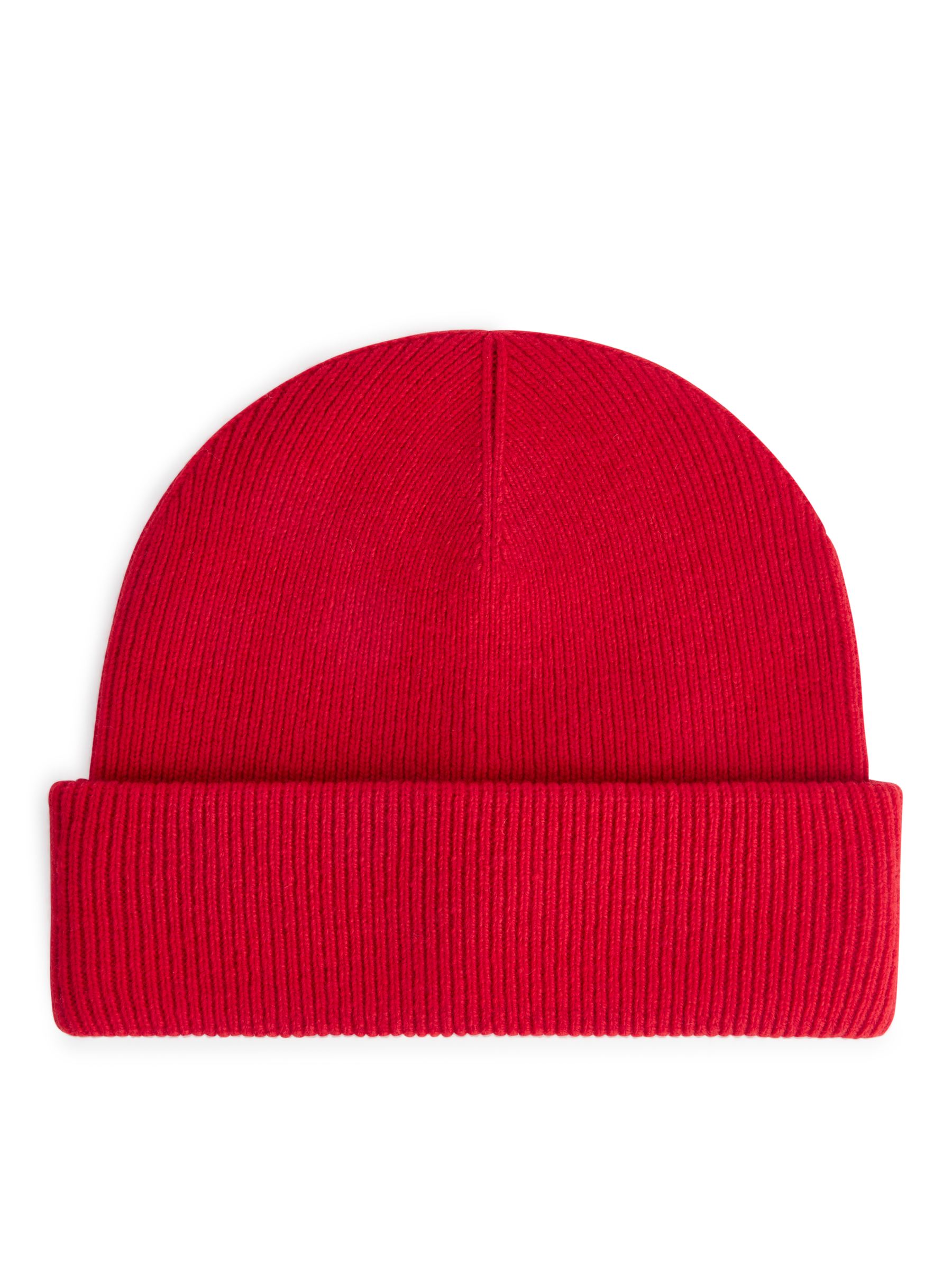 Rippstrick-Wollbeanie - Knallrot - Herren - StillMedia/DescriptiveStillLife - 1