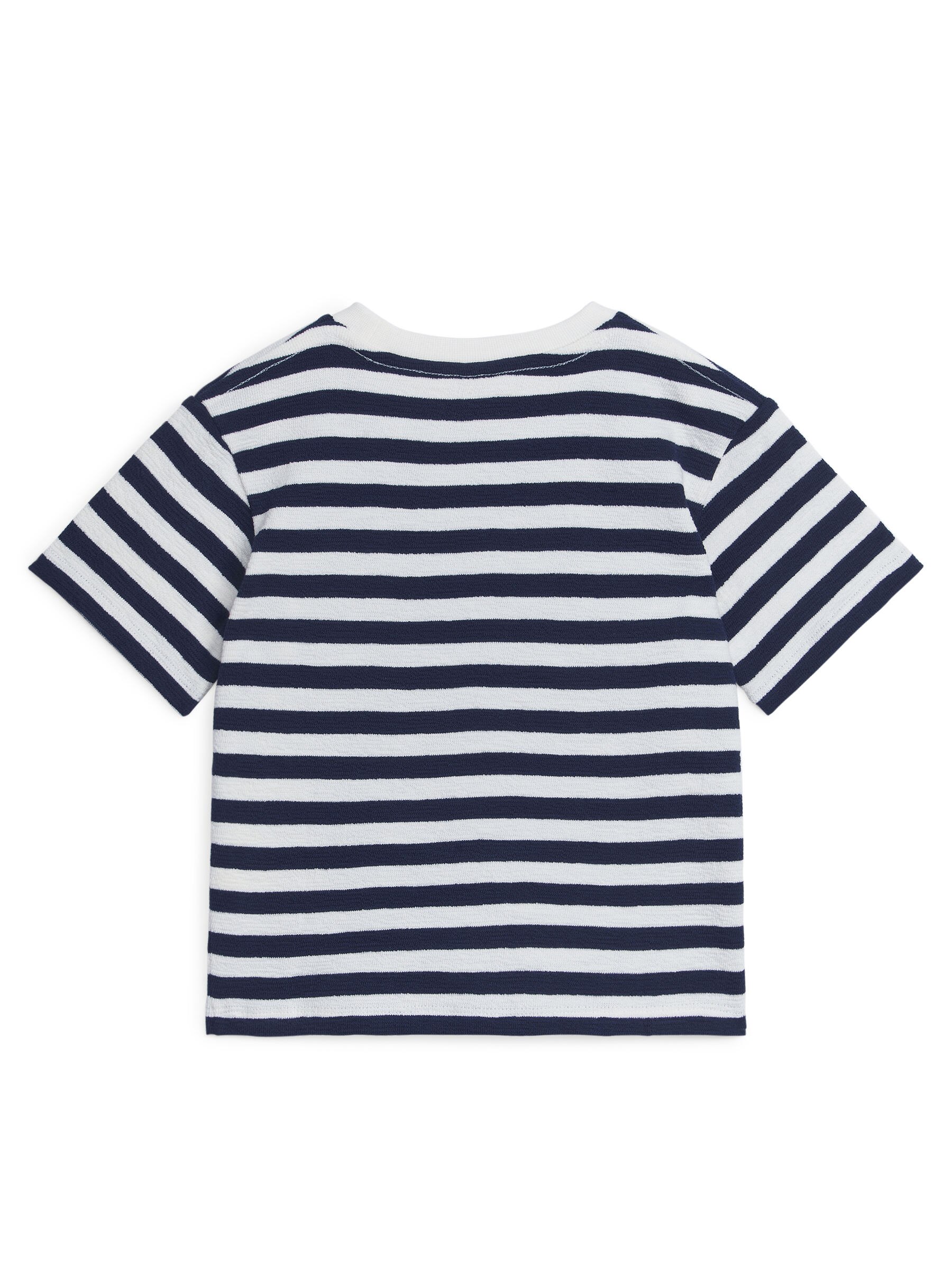 Strukturiertes T-Shirt - Blau/Streifen - Regular Fit - Kinder - StillMedia/DescriptiveStillLife - 3