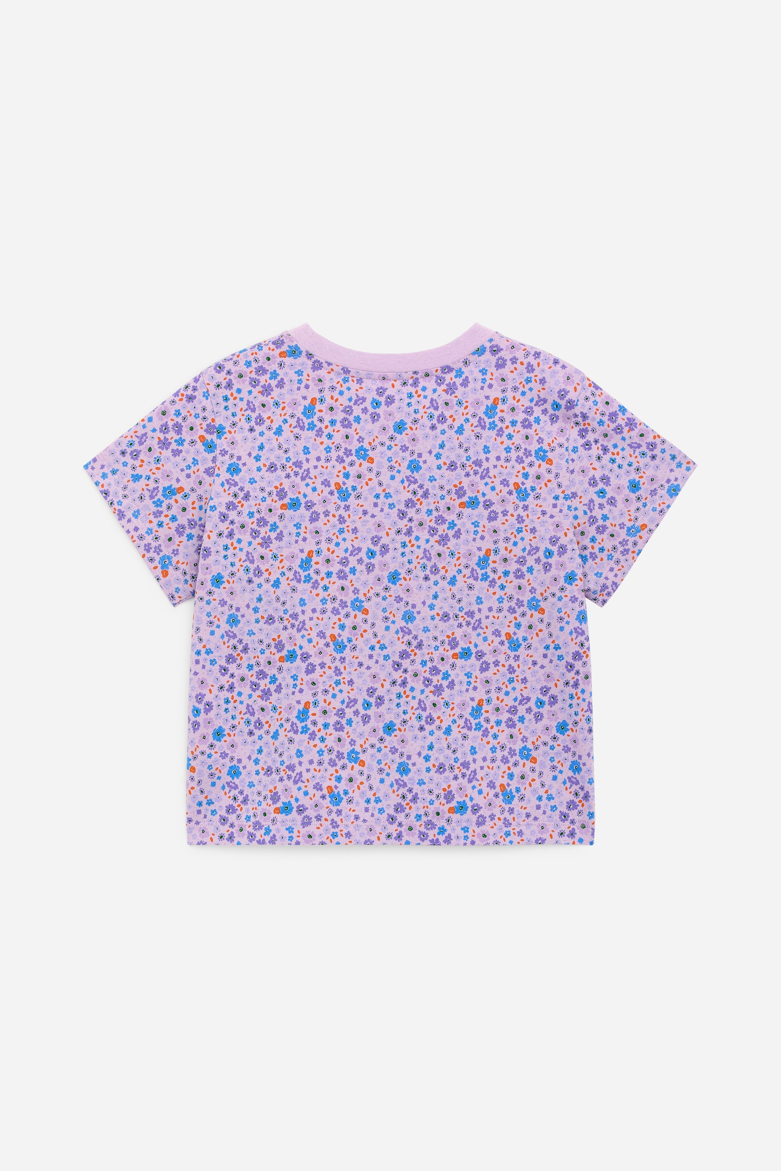 Bő szabású póló - Lilac/Fehér - 3