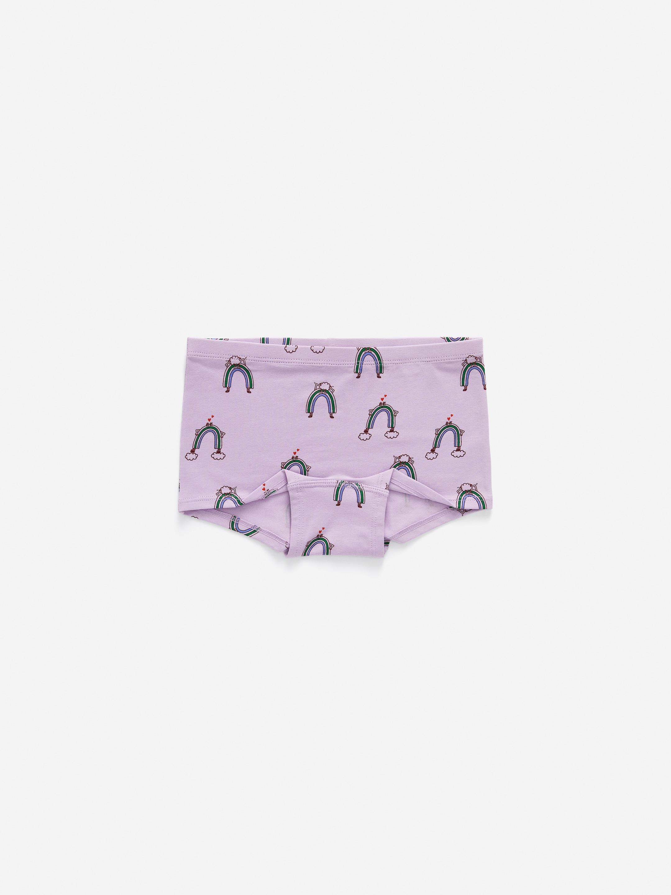 View larger image: Cotton Jersey Boxers Set of 3 - Off White/Rainbow - Kids | H&M GB 3