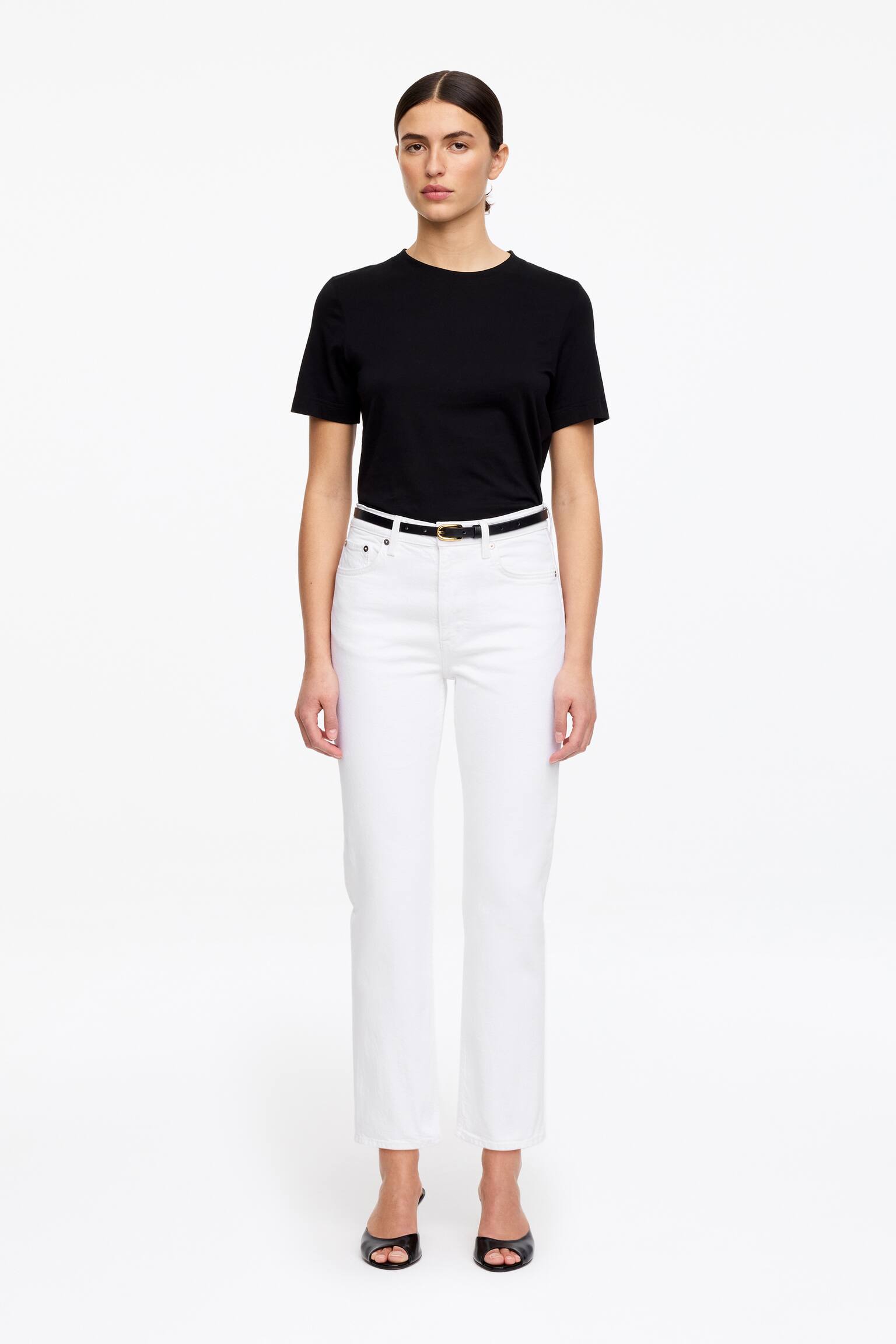 JADE CROPPED slim jeans - Hvid/Forvasket sort/Lyseblå/Hvid/Mørkeblå/Blå/Blå/Mørkeblå - 7