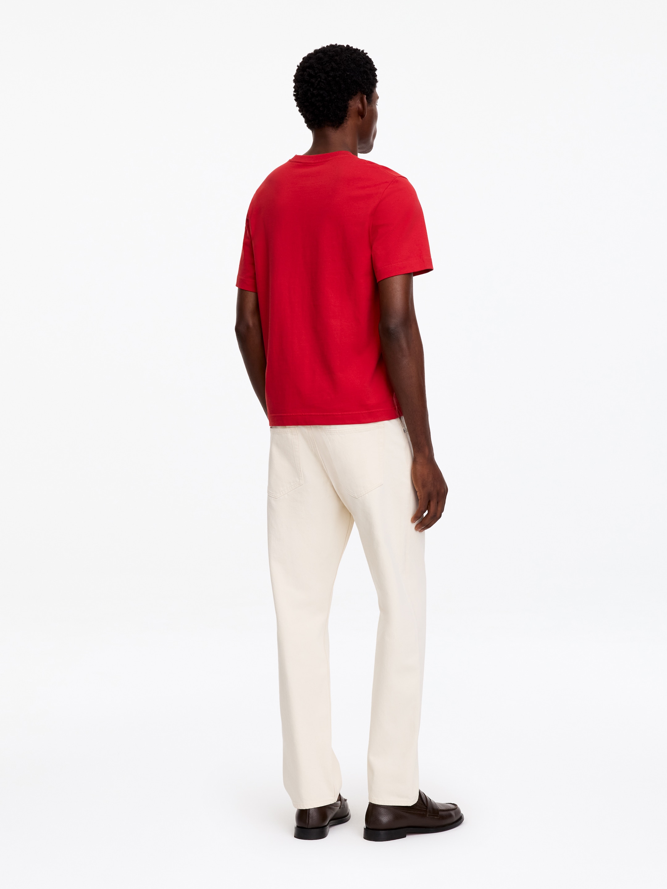 T-shirt con vestibilità rilassata da 220 GSM - Rosso - Relaxed fit - men - StillMedia/Lookbook - 6
