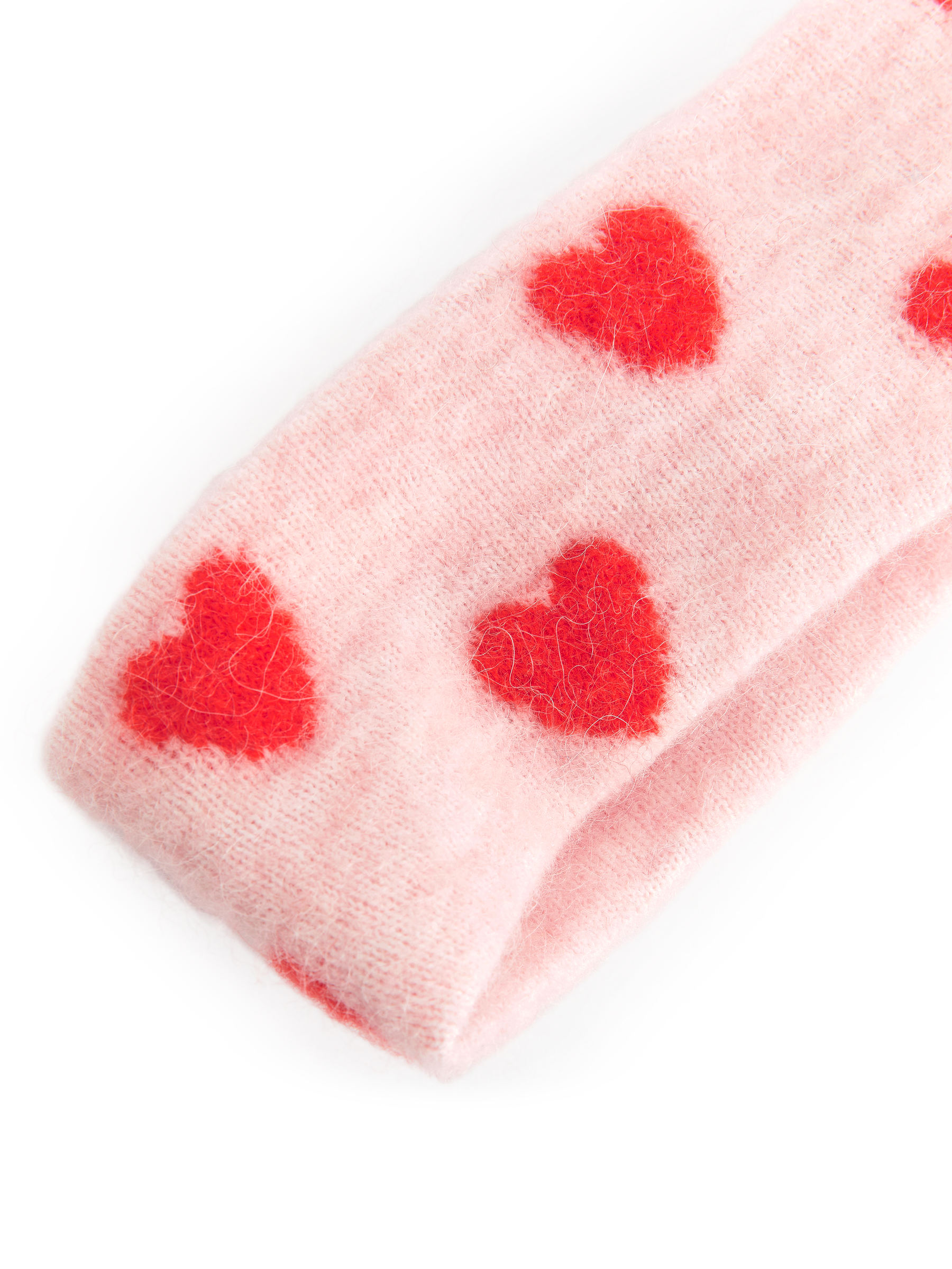 Stirnband aus Wolle und Alpakawolle - Rosa/Rot - Kinder - StillMedia/DescriptiveDetail - 2