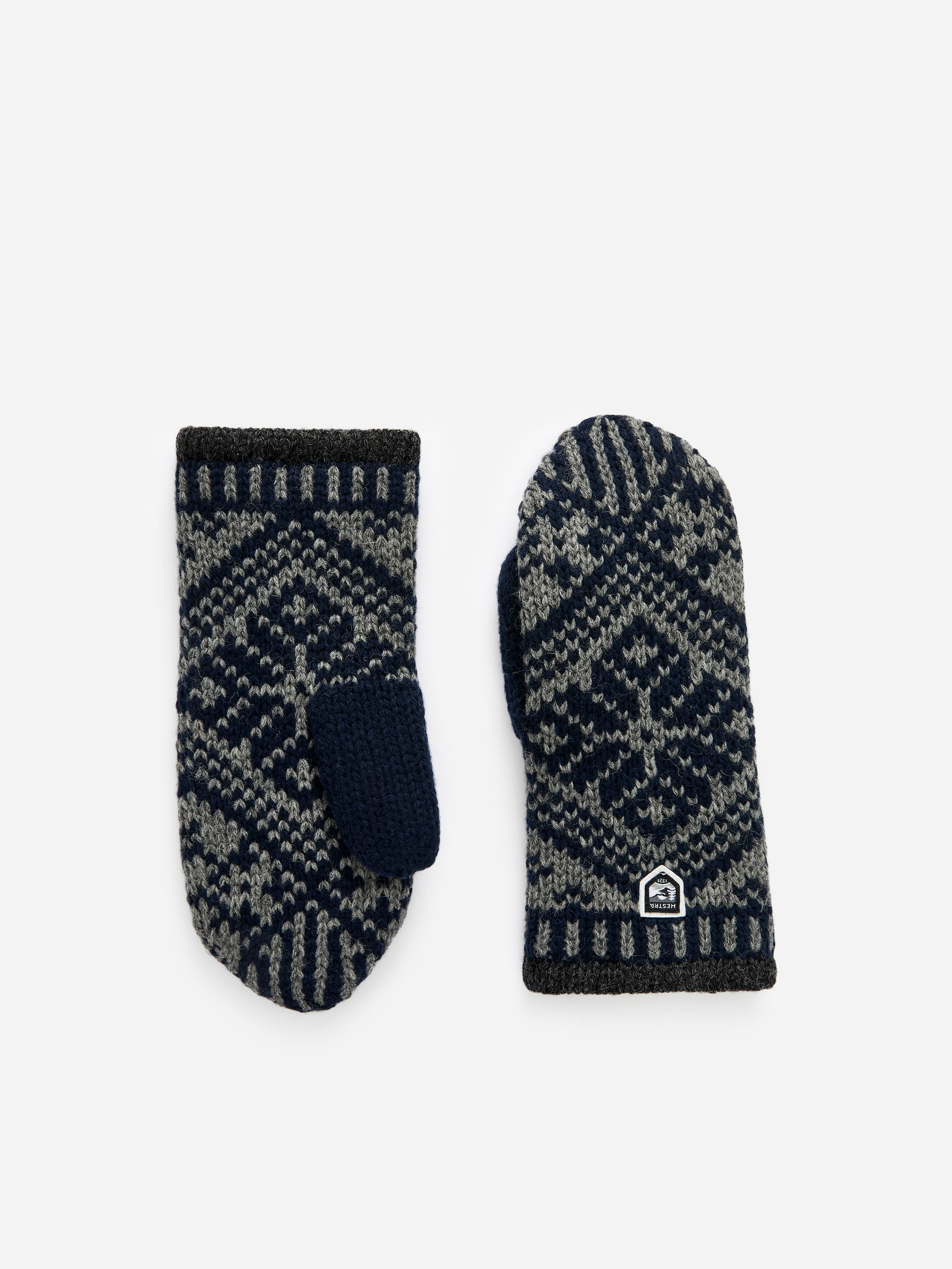 Hestra Nordic Wool Mittens-#4C5164-17253