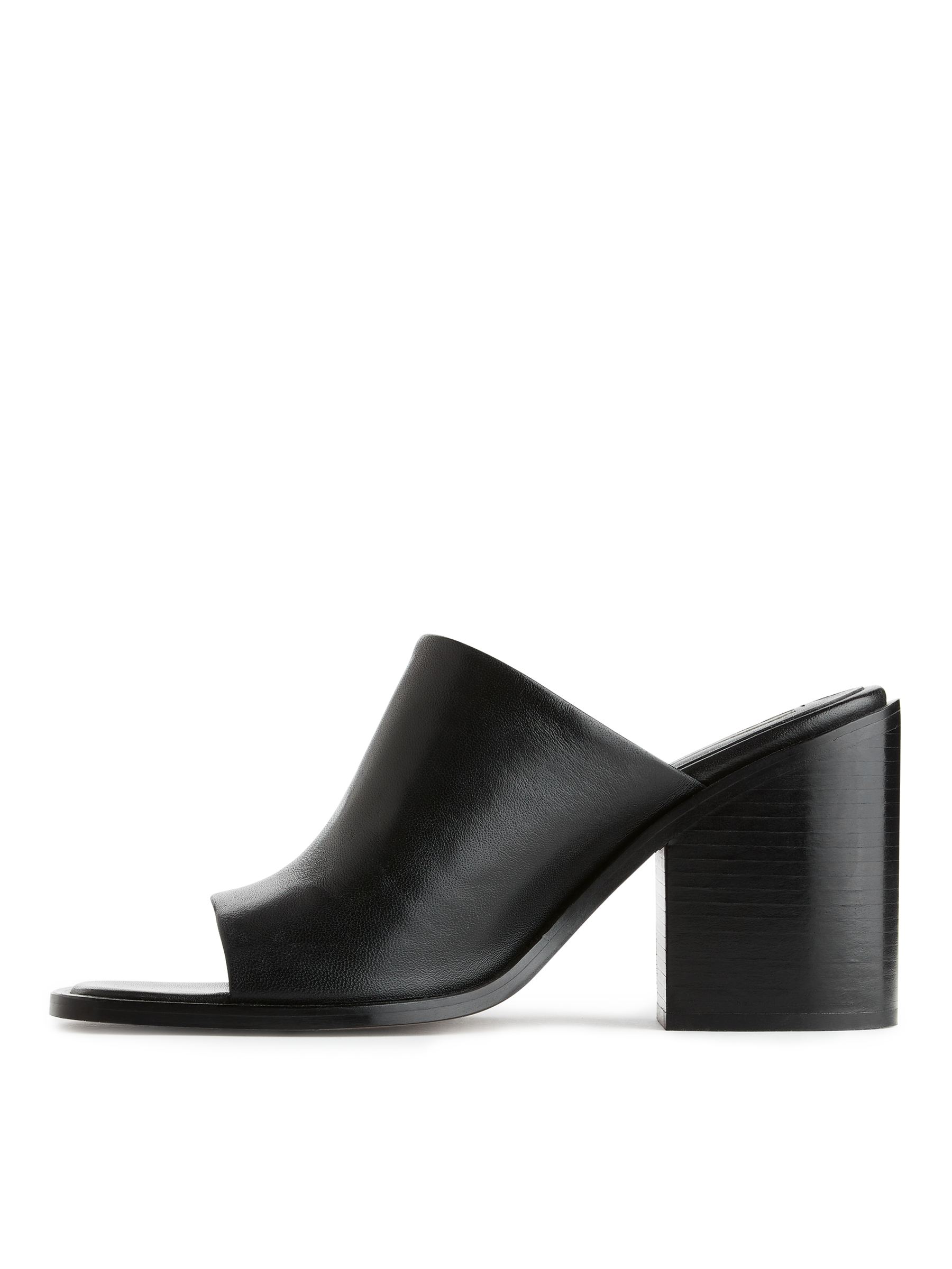 Mules in pelle - Nero - Women - StillMedia/DescriptiveStillLife - 4