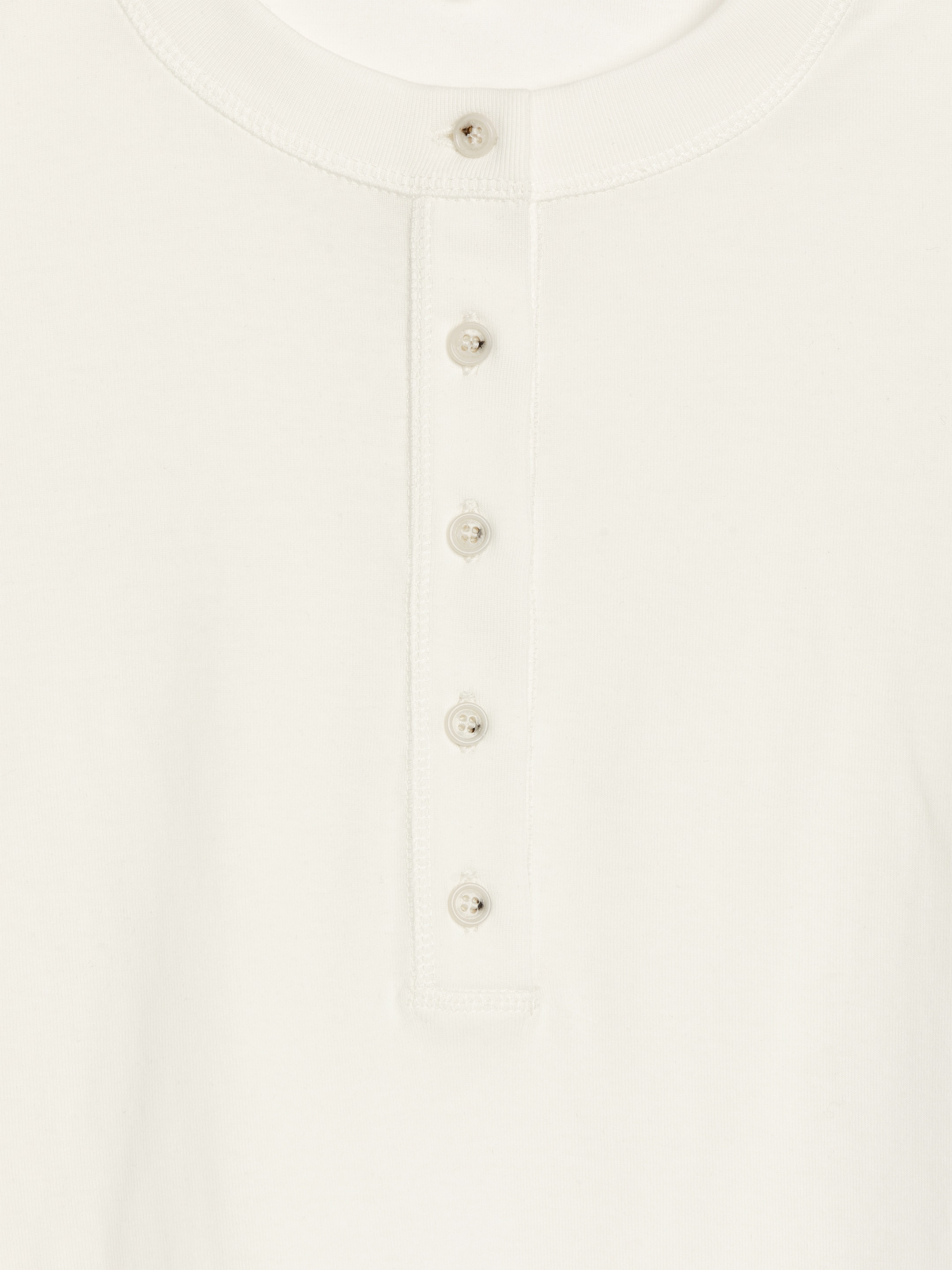 View larger image: Cotton Henley Shirt - White - Ladies | H&M GB 2