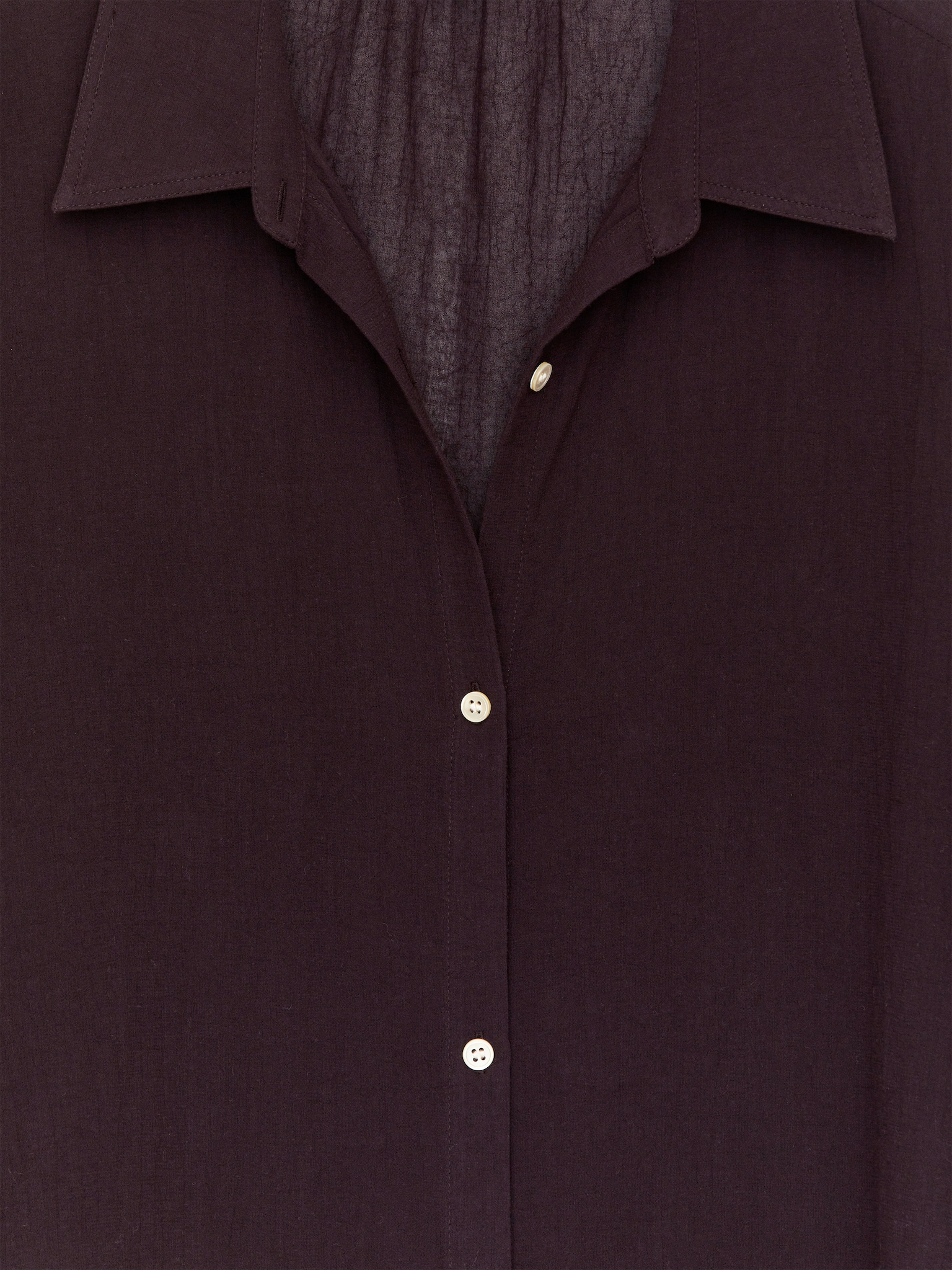 Chemise en voile - Bordeaux/Blanc - 6
