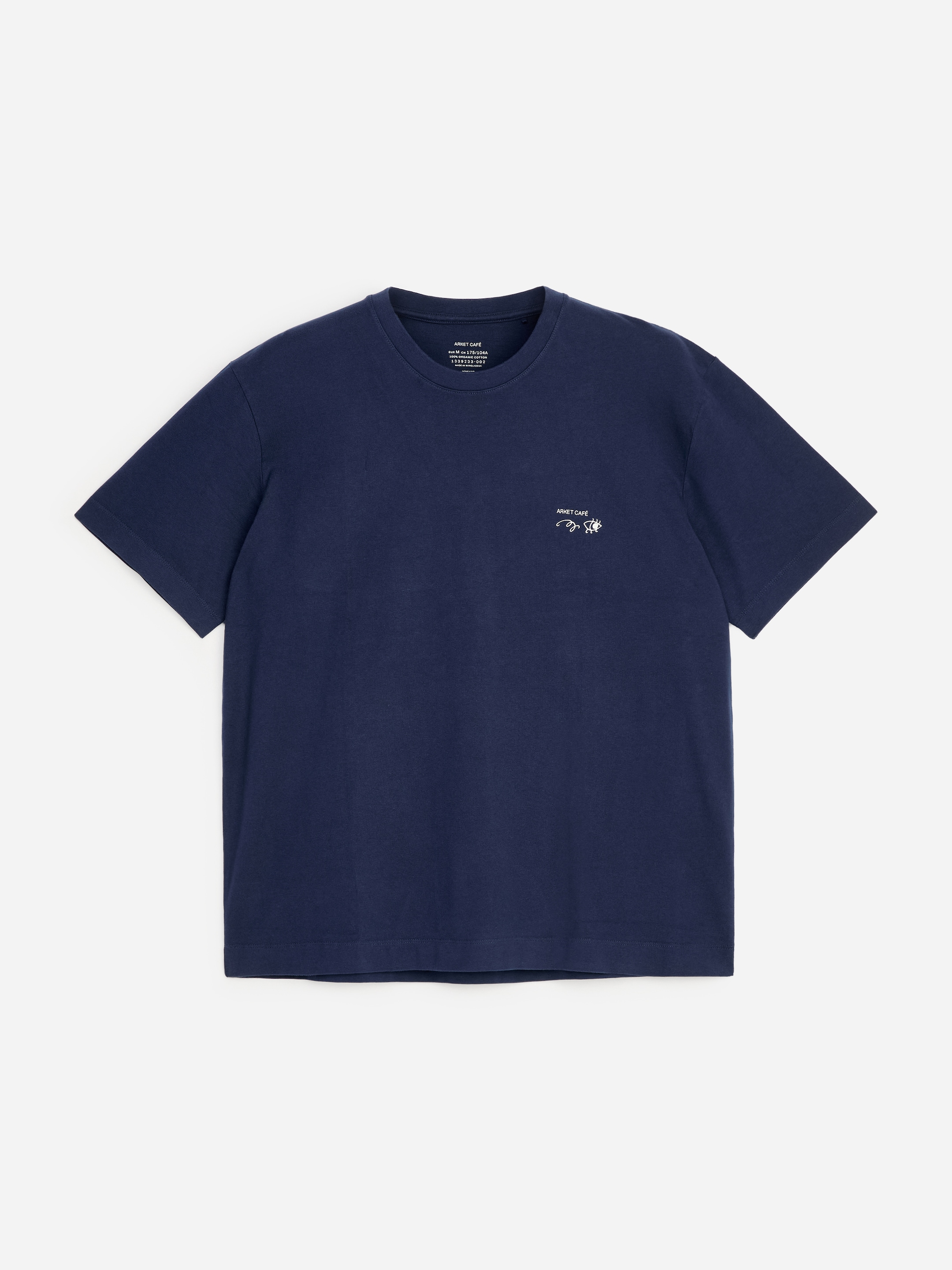 Camiseta con estampado ARKET CAFÉ - Azul oscuro - Corte holgado - Café - StillMedia/DescriptiveStillLife - 2